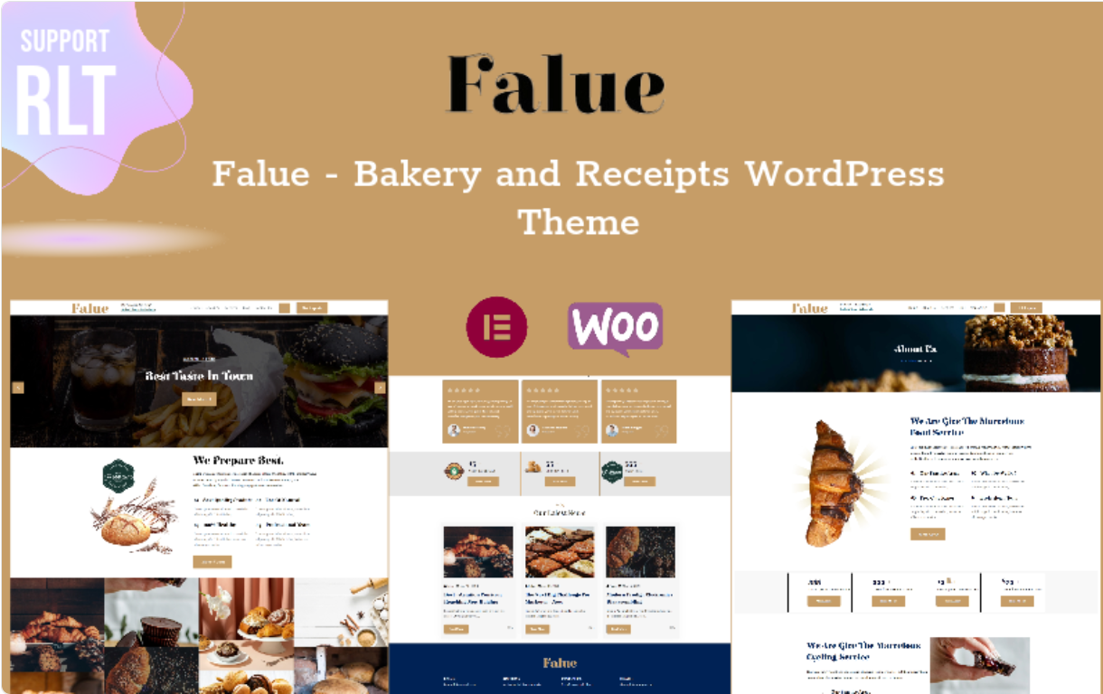 Falue - Bakery Food WordPress Theme