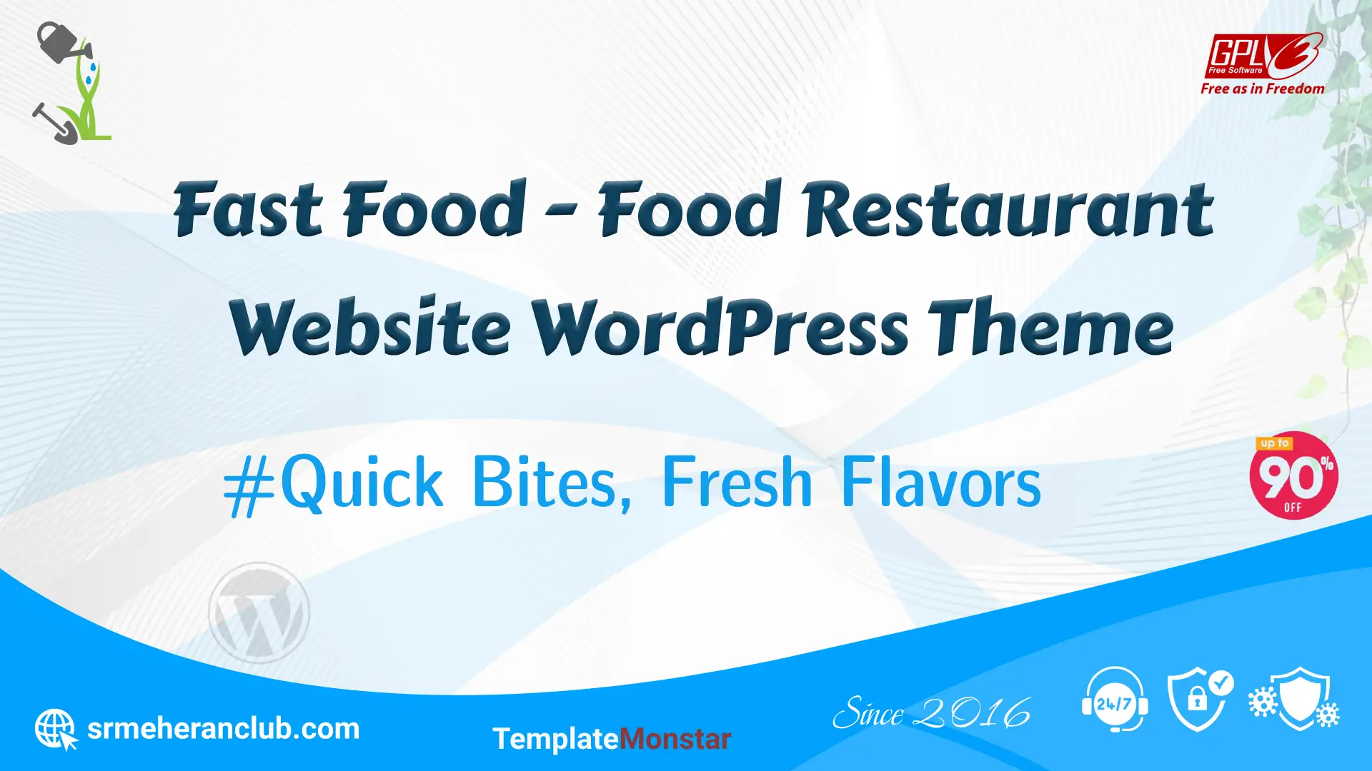 Fast Food – Food Restaurant Website WordPress Theme — Theme by Templatemonster