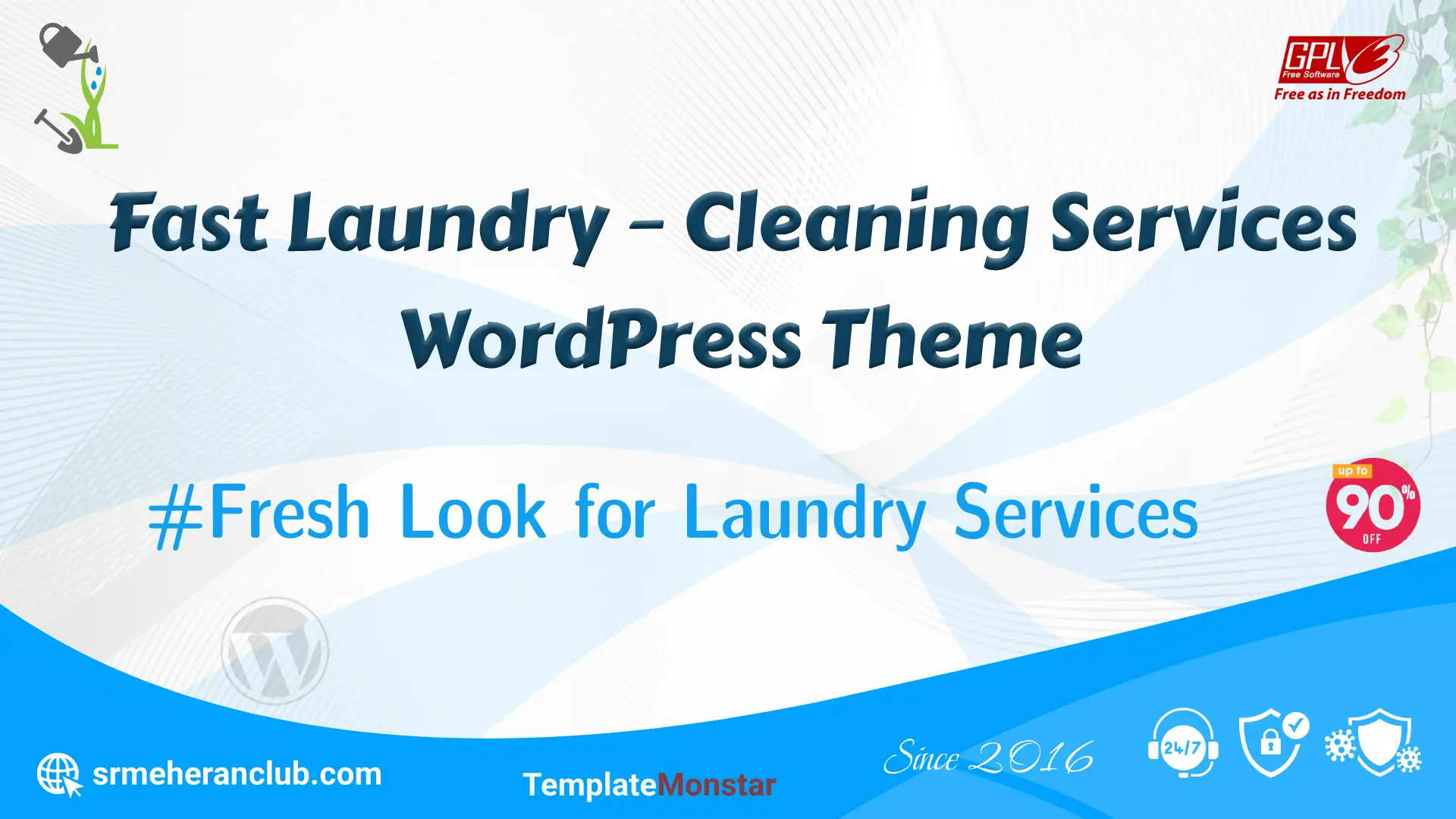 Fast Laundry – Cleaning Services WordPress Theme — Theme by Templatemonster
