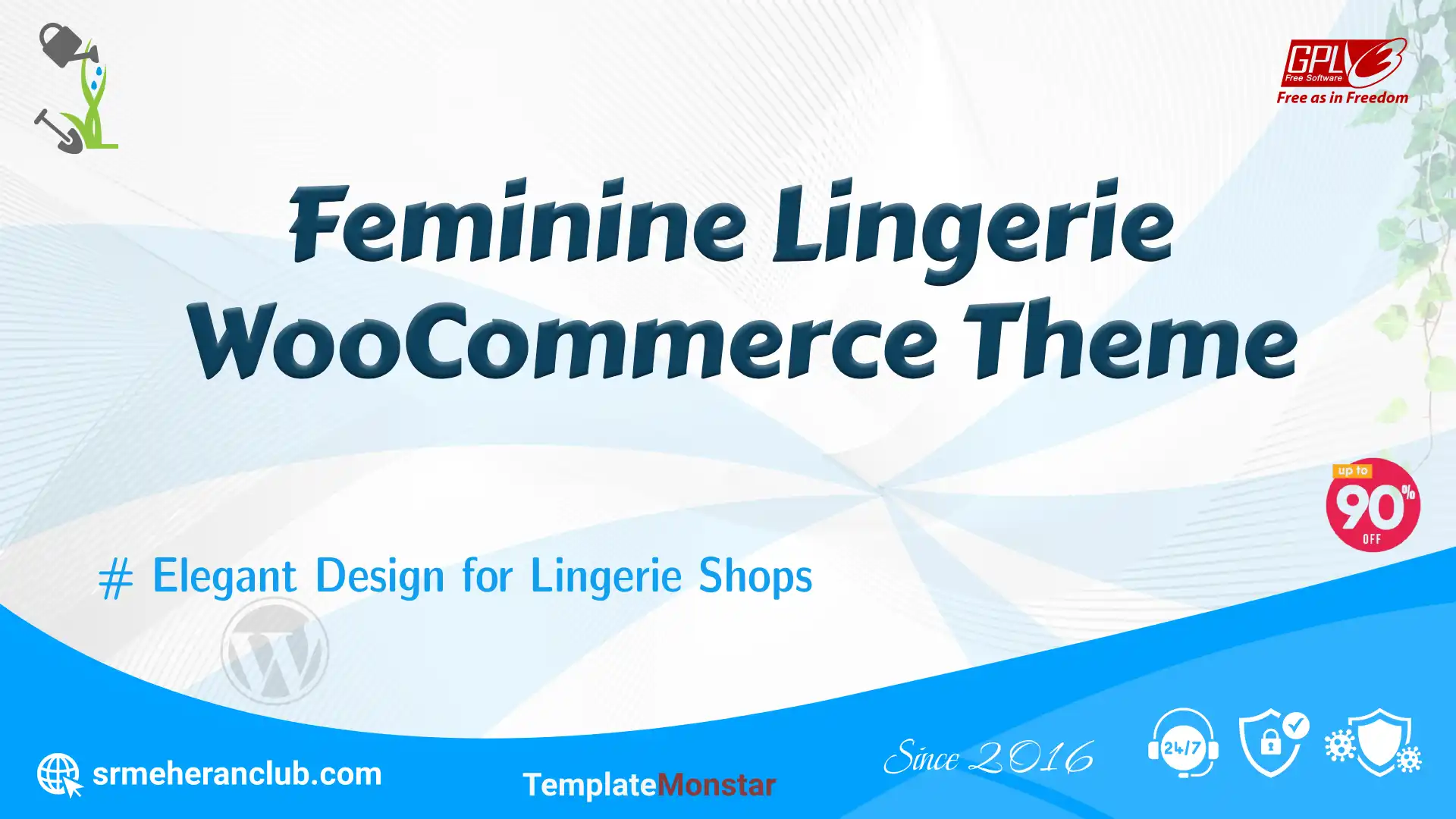 Feminine Lingerie WooCommerce Theme — Theme by Templatemonster
