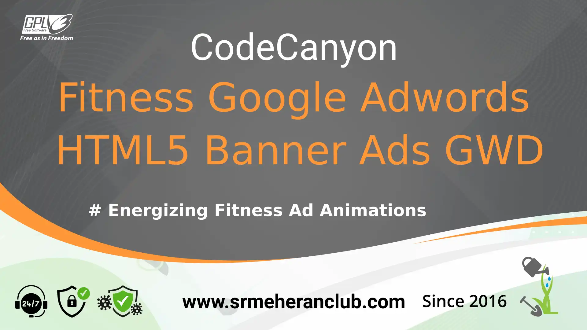 Fitness Google Adwords HTML5 Banner Ads GWD — Template by Themeforest
