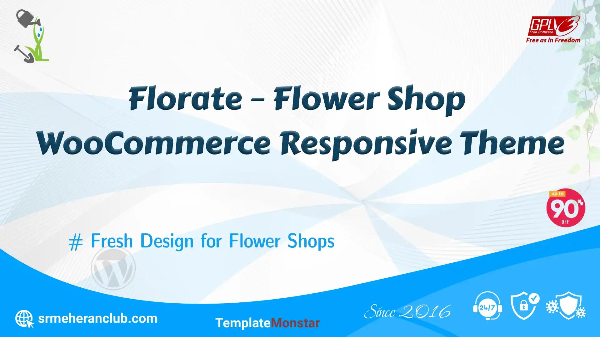 Florate – Flower Shop WooCommerce Responsive Theme — Theme by Templatemonster
