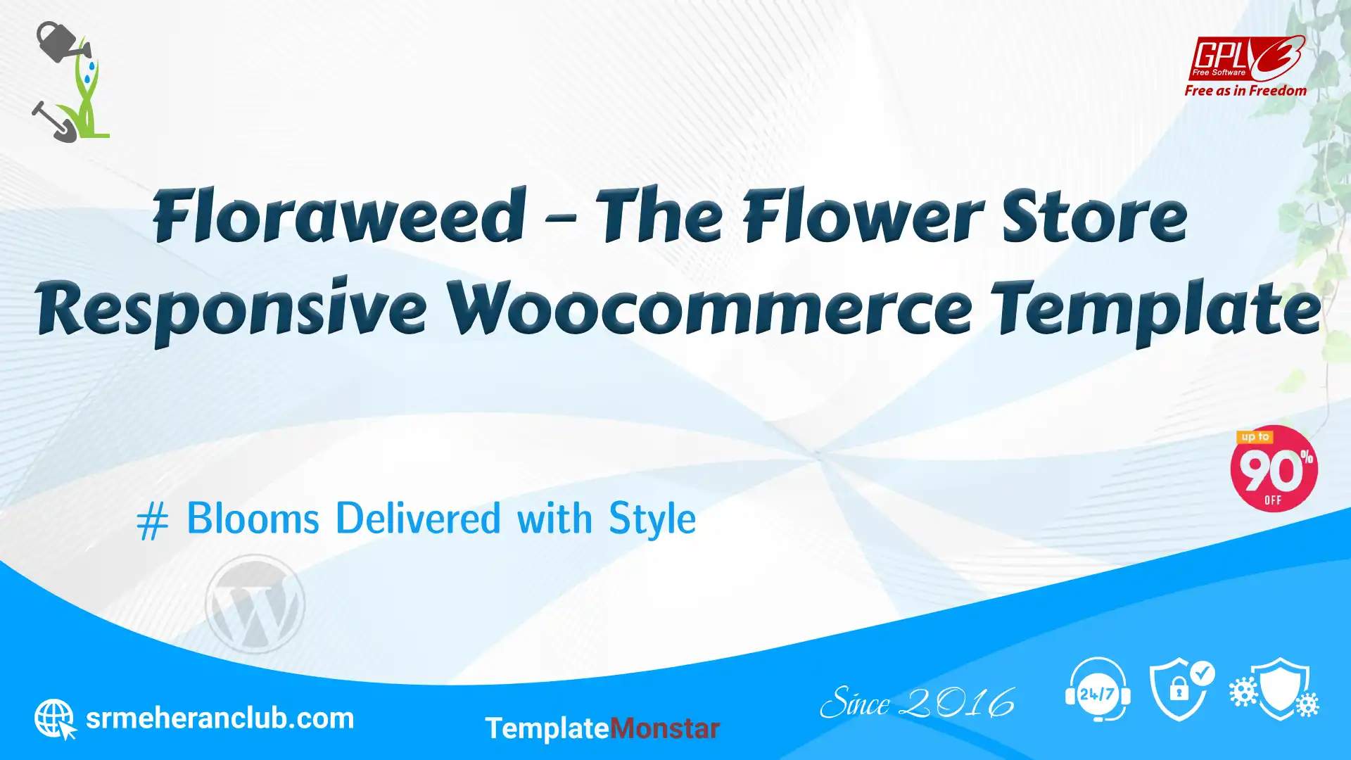 Floraweed – The Flower Store Responsive Woocommerce Template — Elementor Kit by Templatemonster
