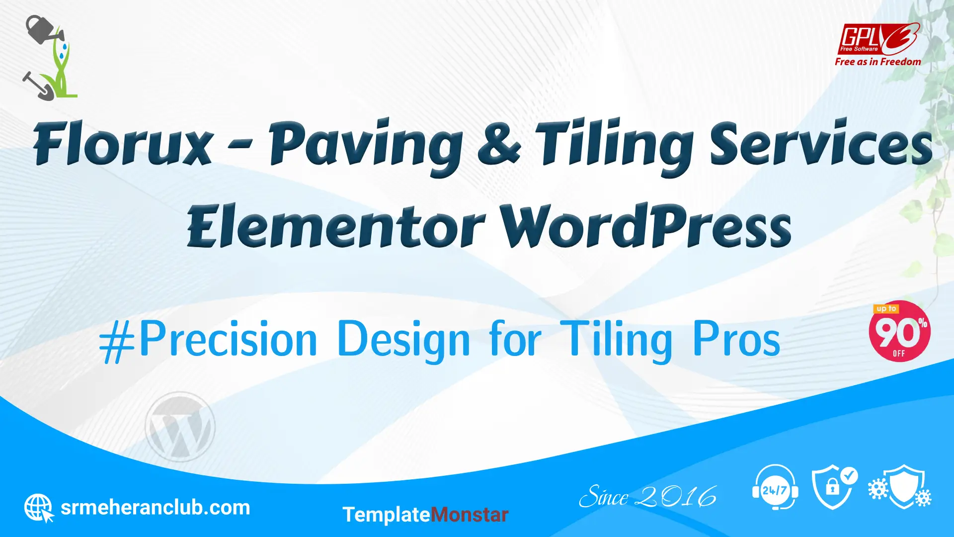Florux – Paving & Tiling Services Elementor WordPress — Theme by Templatemonster