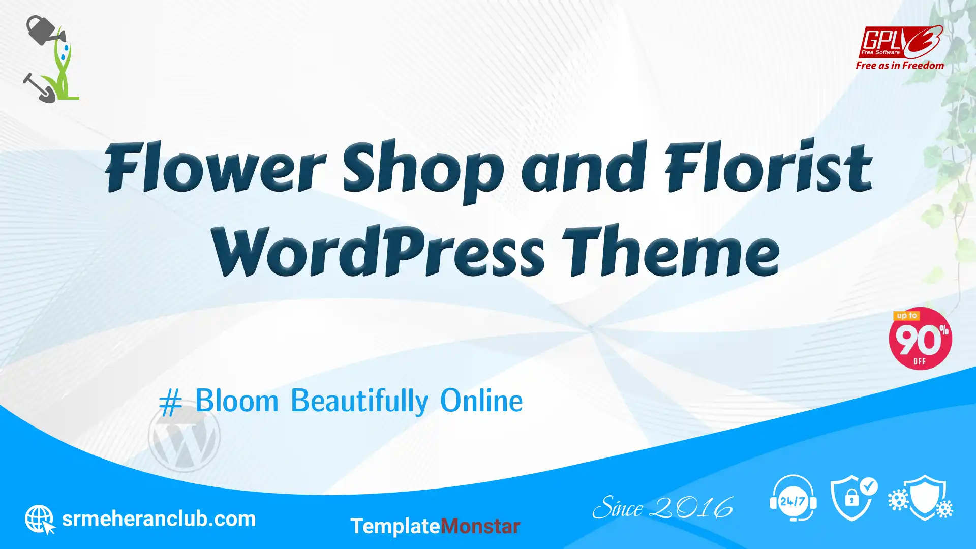Flower Shop and Florist WordPress Theme