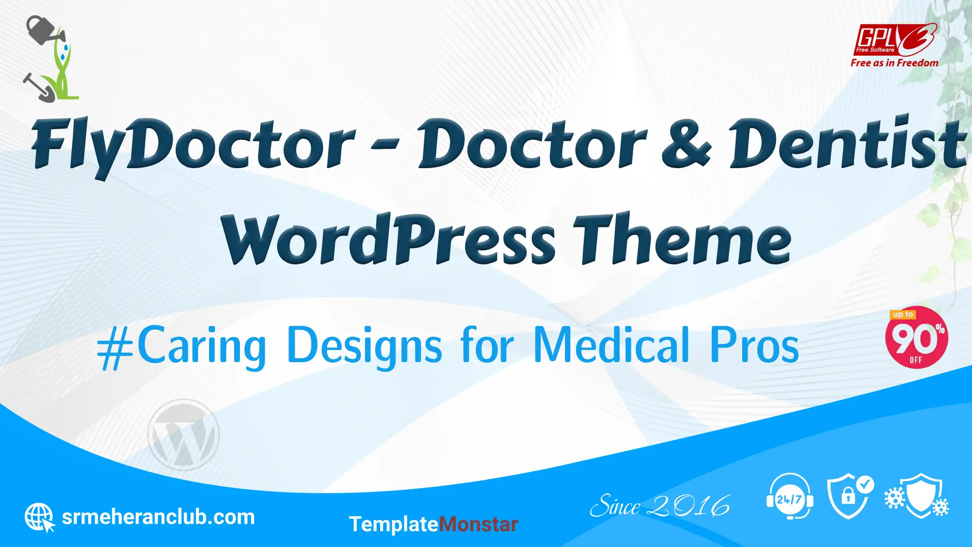 FlyDoctor – Doctor & Dentist WordPress Theme — Theme by Templatemonster