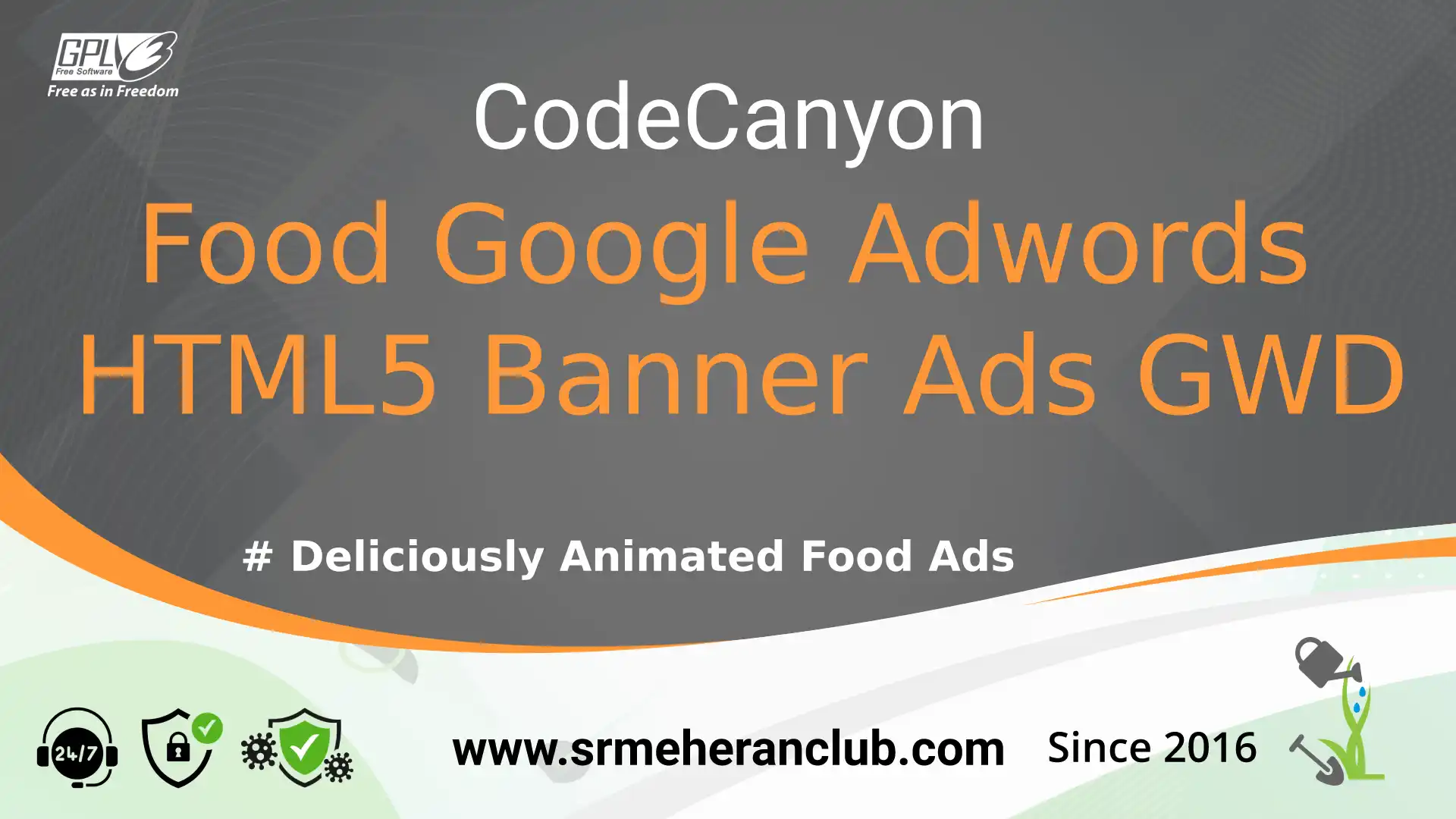 Food Google Adwords HTML5 Banner Ads GWD — Template by Themeforest