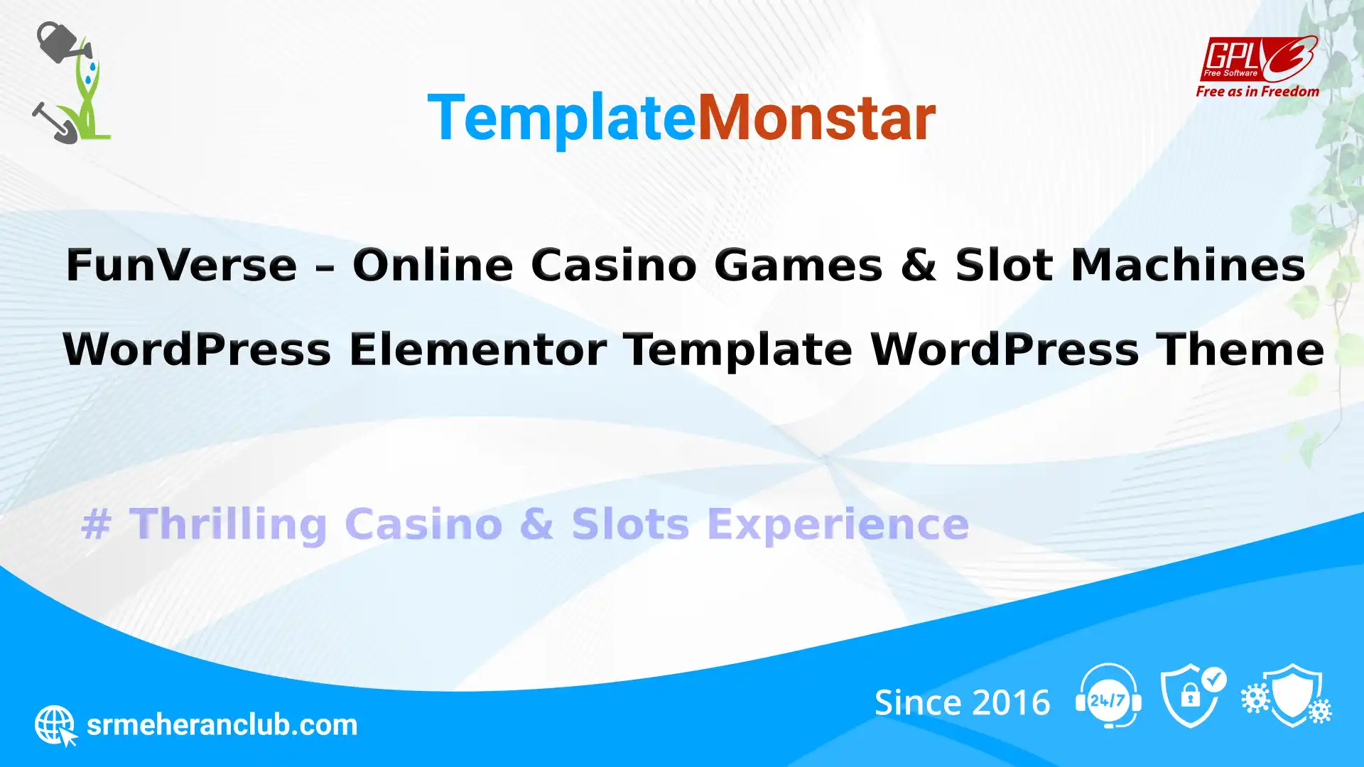 FunVerse – Online Casino Games & Slot Machines WordPress Elementor Template WordPress Theme