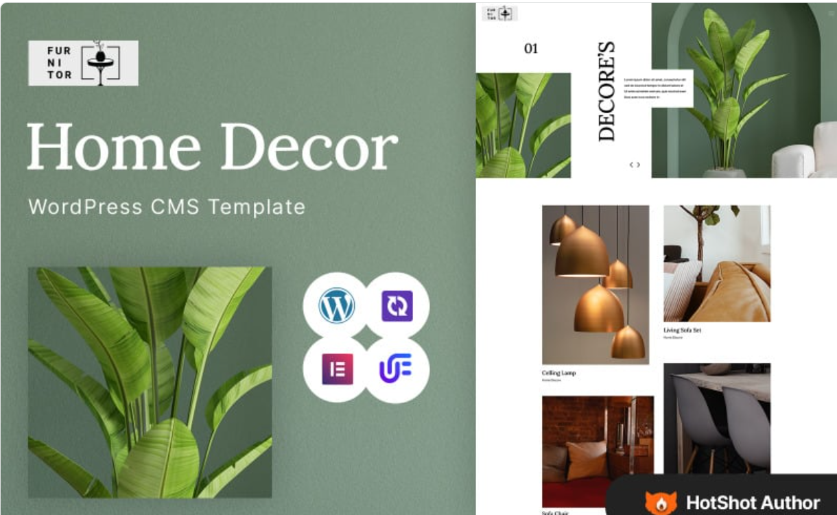 Furnitor - Furniture And Home Decor WordPress Elementor Theme WordPress Theme