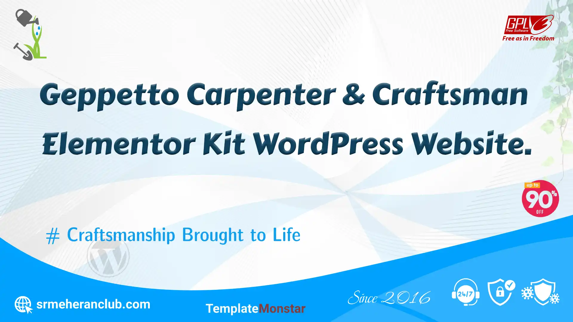 Geppetto Carpenter & Craftsman Elementor Kit WordPress Website. — Elementor Kit by Templatemonster