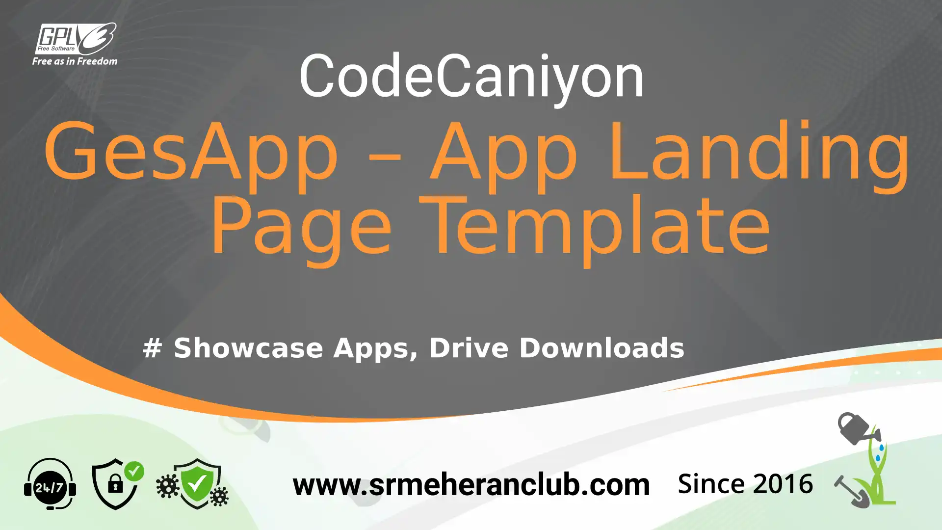 GesApp – App Landing Page Template