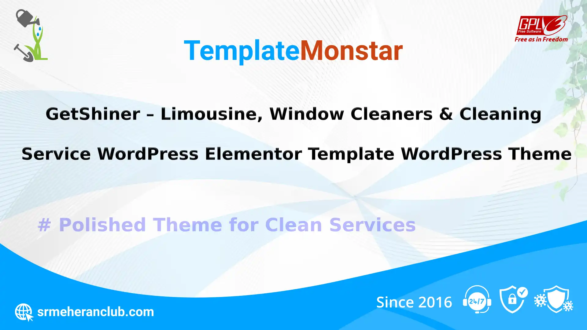 GetShiner – Limousine, Window Cleaners & Cleaning Service WordPress Elementor Template WordPress Theme