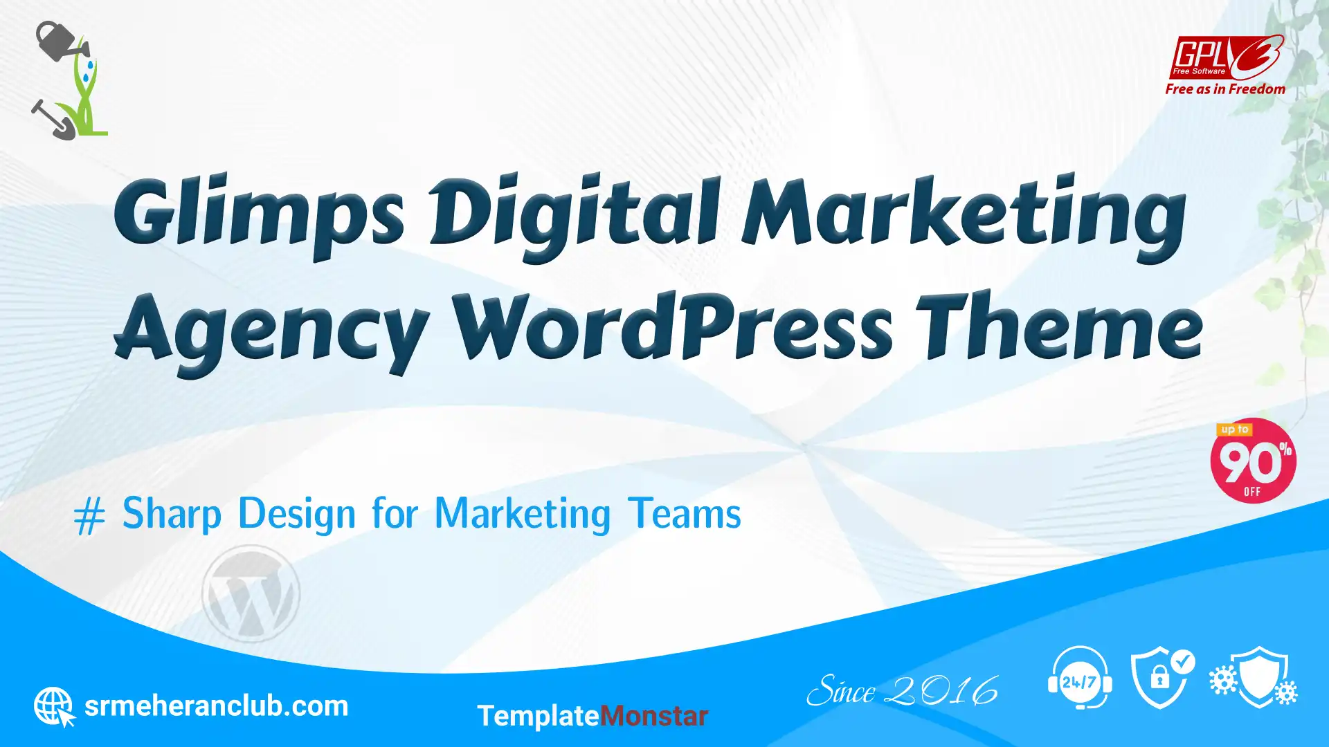 Glimps Digital Marketing Agency WordPress Theme — Theme by Templatemonster