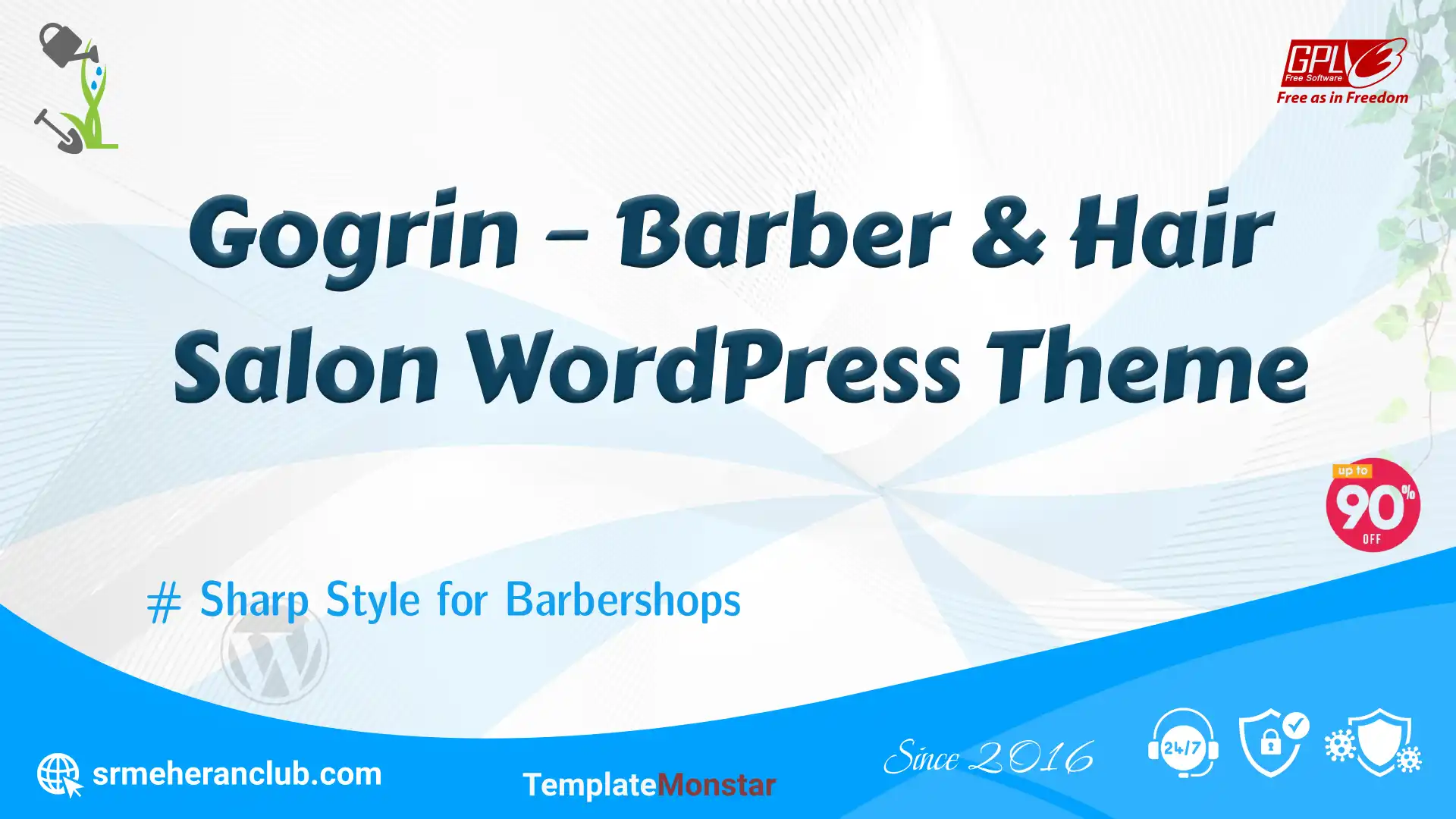 Gogrin – Barber & Hair Salon WordPress Theme — Theme by Templatemonster
