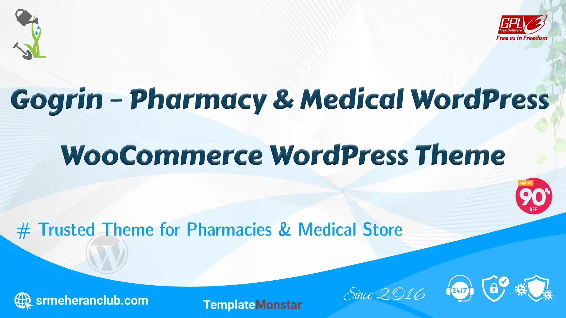 Gogrin – Pharmacy & Medical WordPress WooCommerce WordPress Theme — Theme by Templatemonster