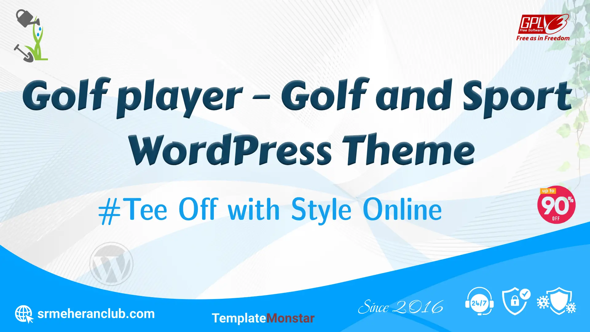 Golf player – Golf and Sport WordPress Theme — Theme by Templatemonster