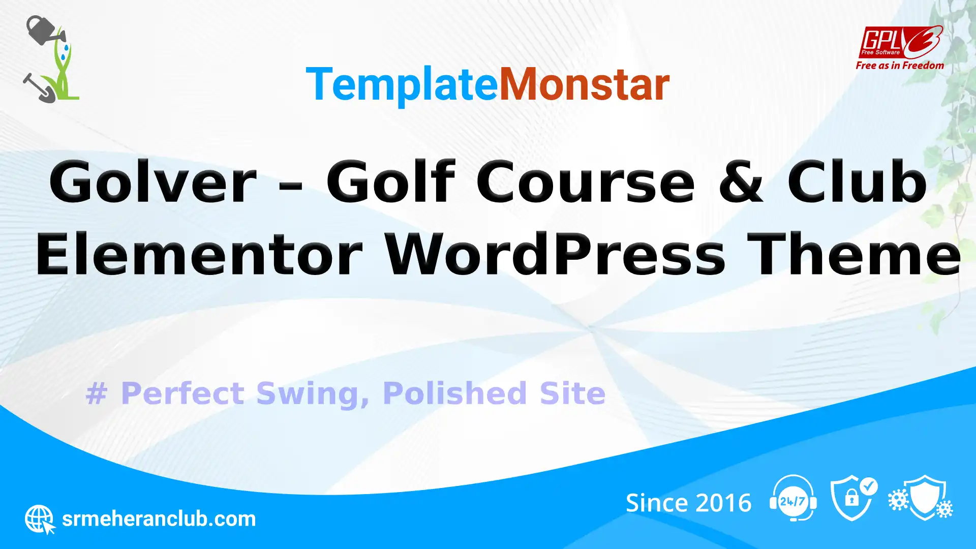 Golver – Golf Course & Club Elementor WordPress Theme — Theme by Templatemonster