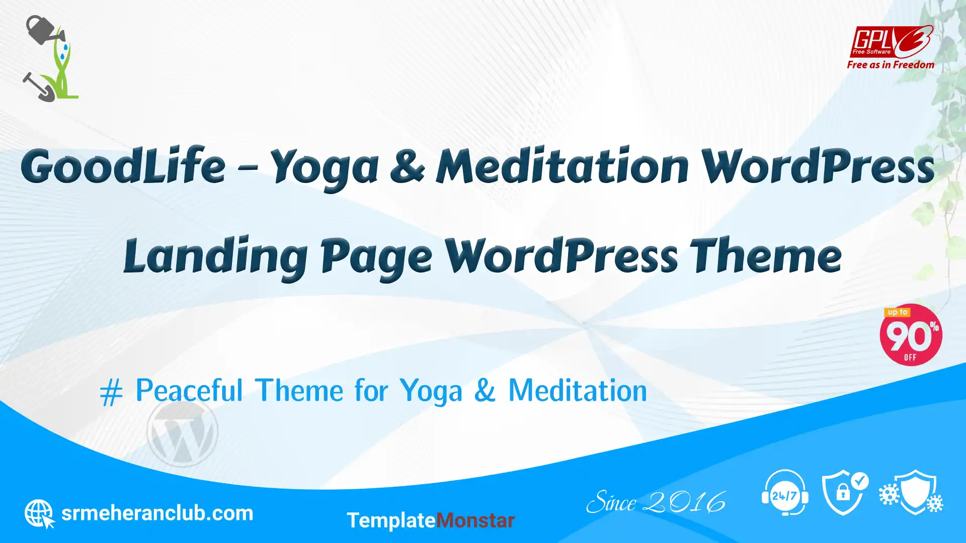 GoodLife – Yoga & Meditation WordPress Landing Page WordPress Theme
