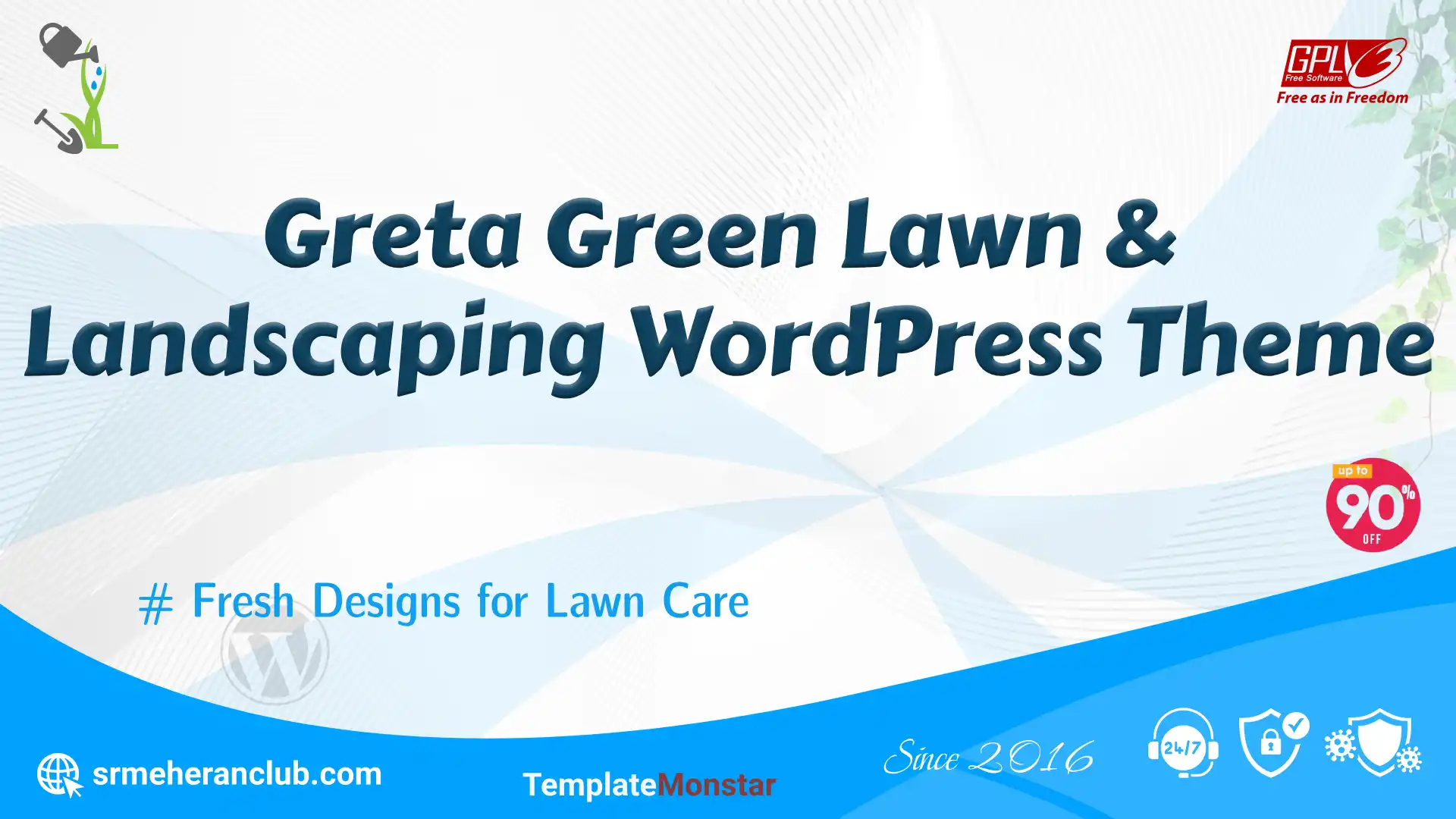 Greta Green Lawn & Landscaping WordPress Theme — Theme by Templatemonster