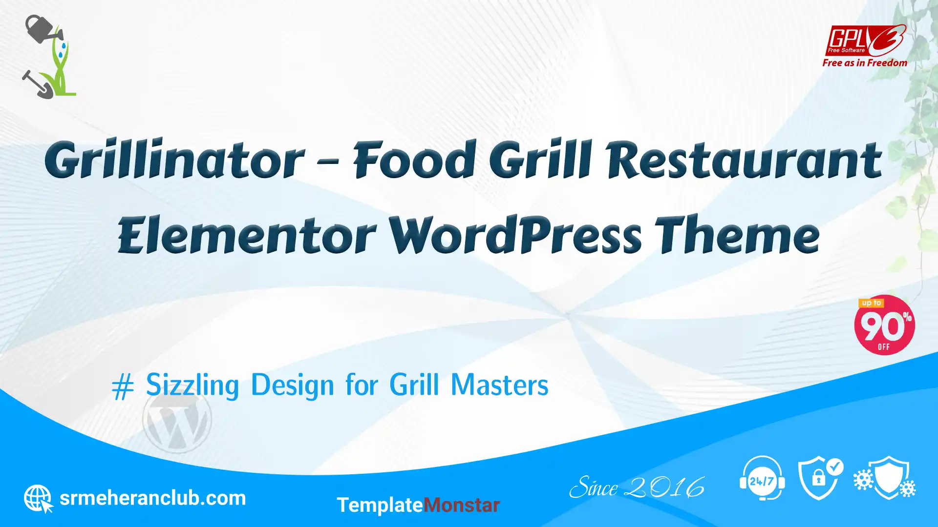 Grillinator – Food Grill Restaurant Elementor WordPress Theme — Theme by Templatemonster
