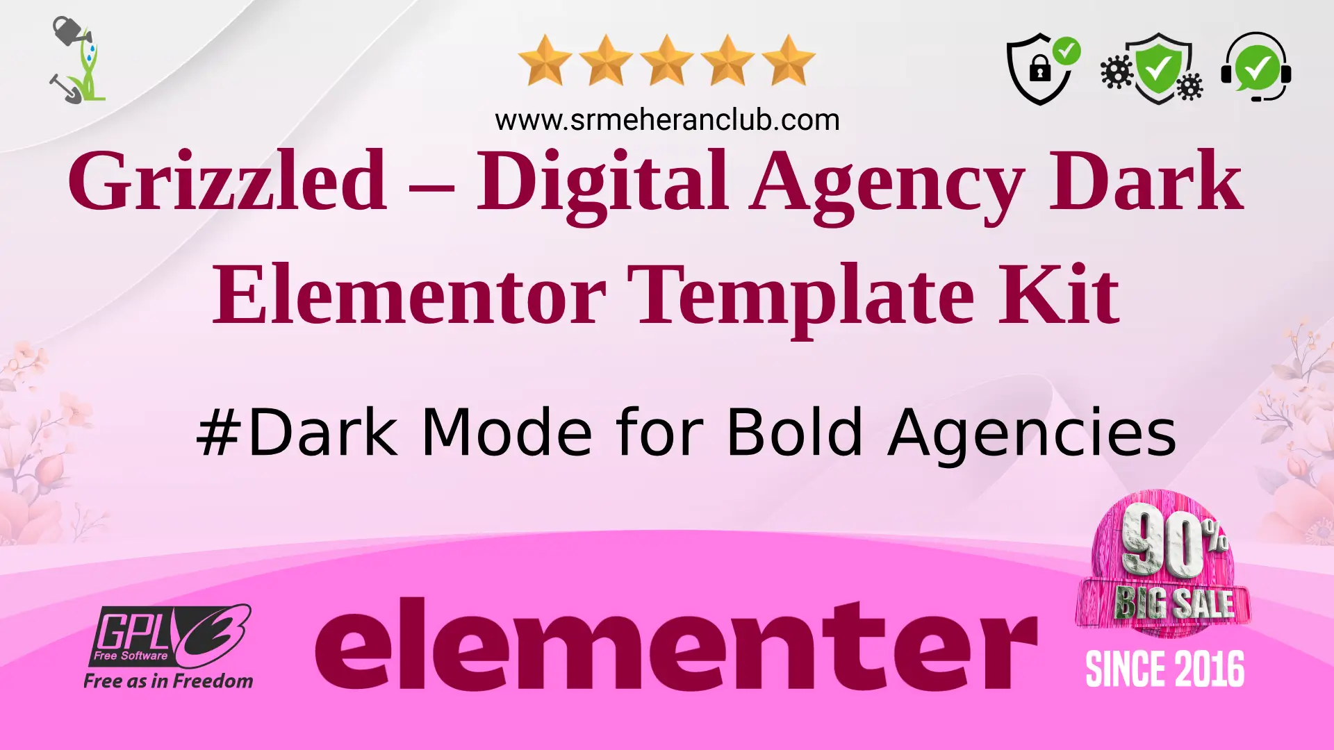 Grizzled – Digital Agency Dark Elementor Template Kit — Elementor Kit by Themeforest
