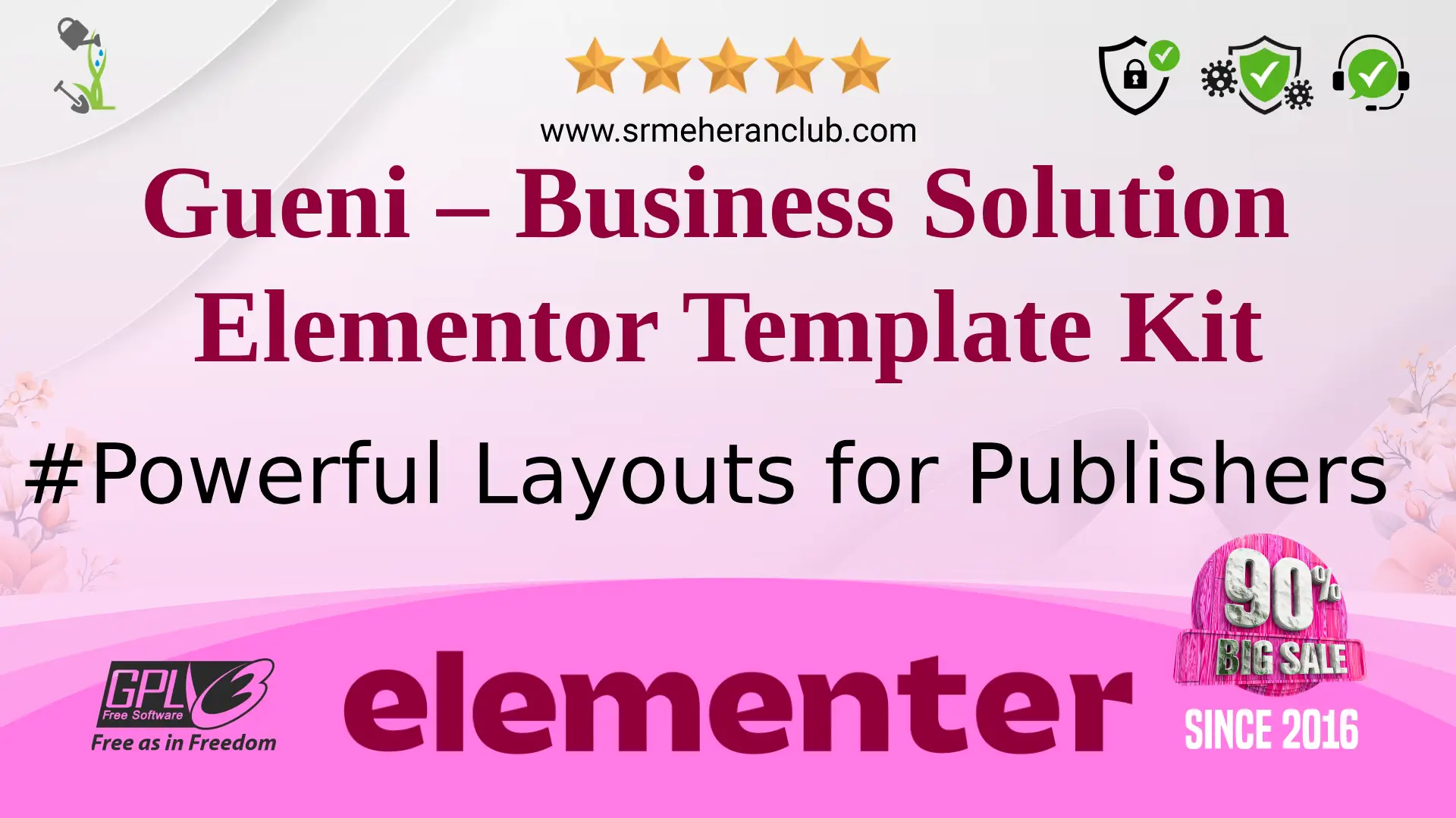Gueni Business Solution Elementor Template Kit Srmehranclub