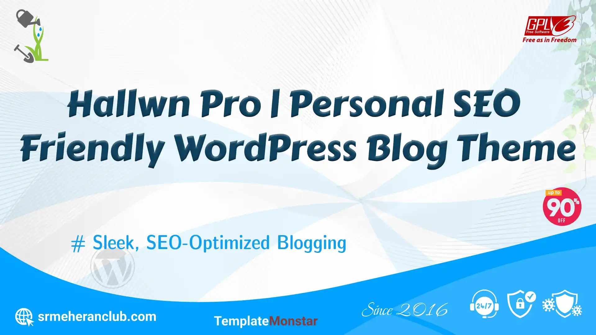 Hallwn Pro | Personal SEO Friendly WordPress Blog Theme — Theme by Templatemonster