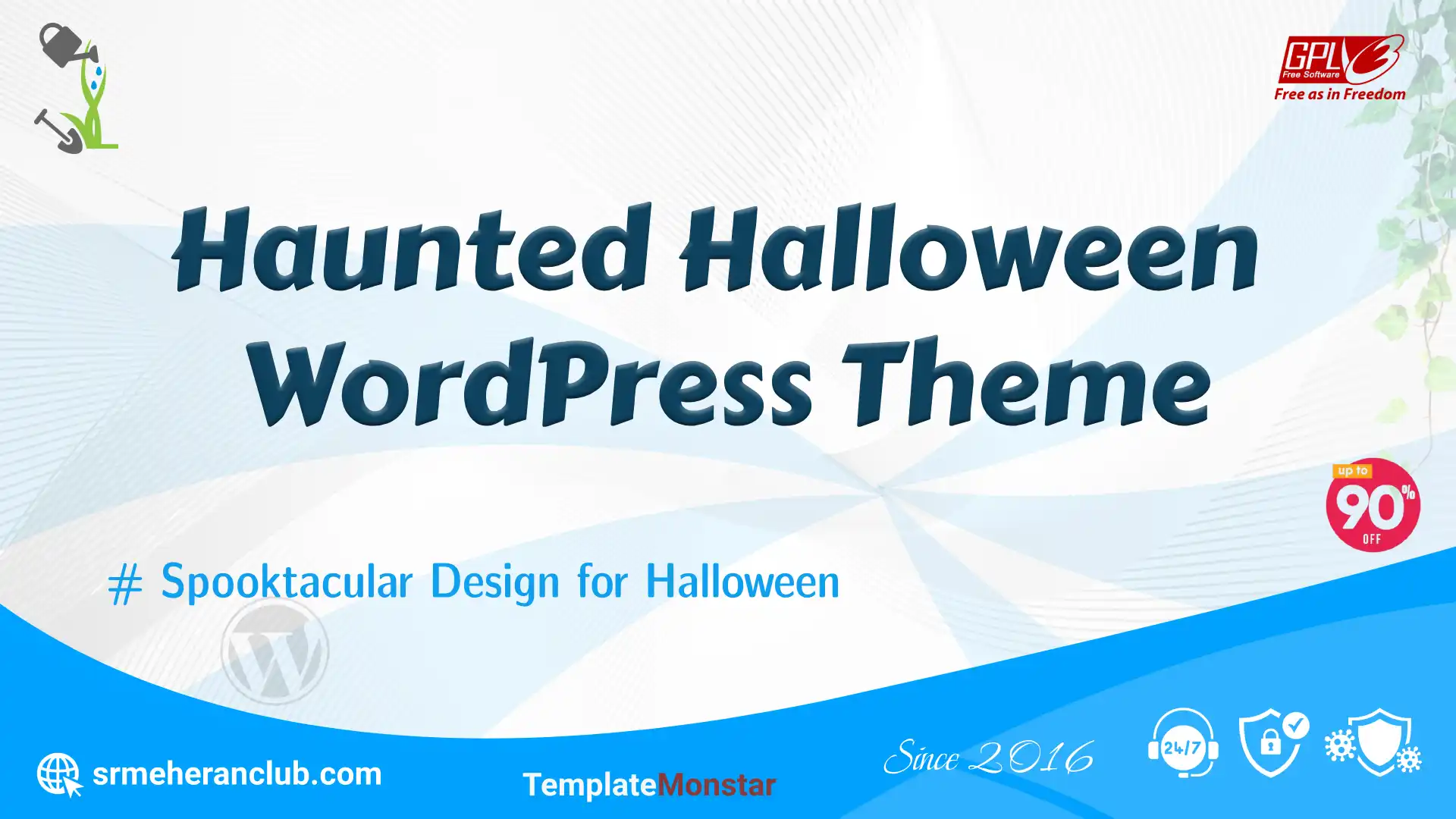 Haunted Halloween WordPress Theme — Theme by Templatemonster