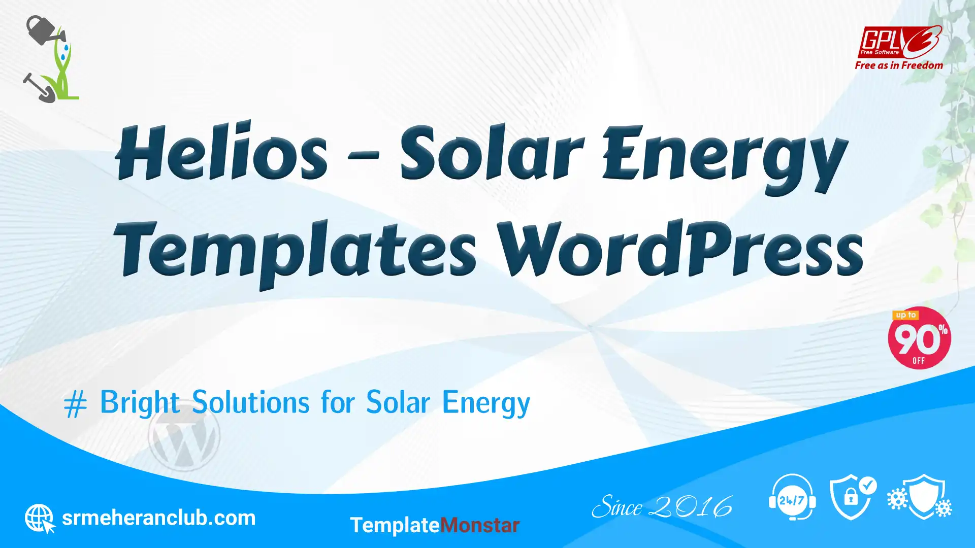 Helios – Solar Energy Templates WordPress — Theme by Templatemonster