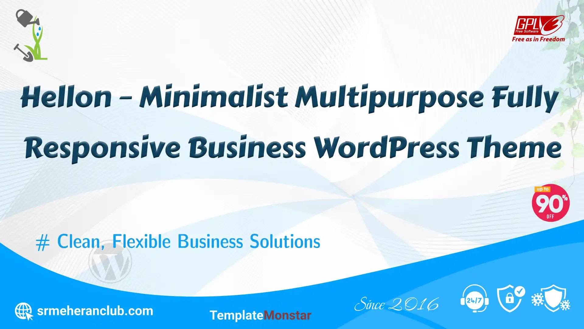 Hellon – Minimalist Multipurpose Fully Responsive Business WordPress Theme — Theme by Templatemonster