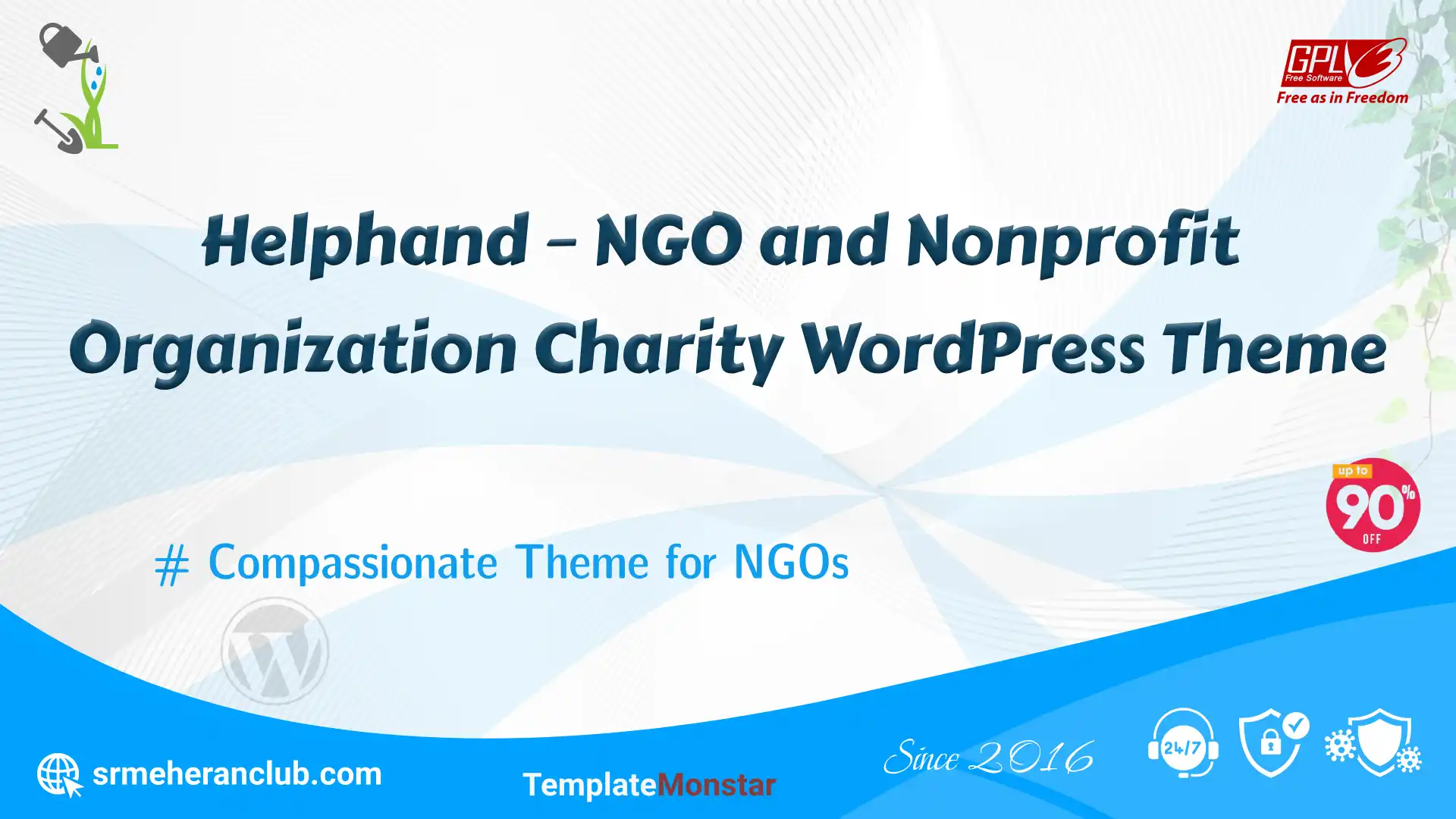 Helphand – NGO and Nonprofit Organization Charity WordPress Theme — Theme by Templatemonster