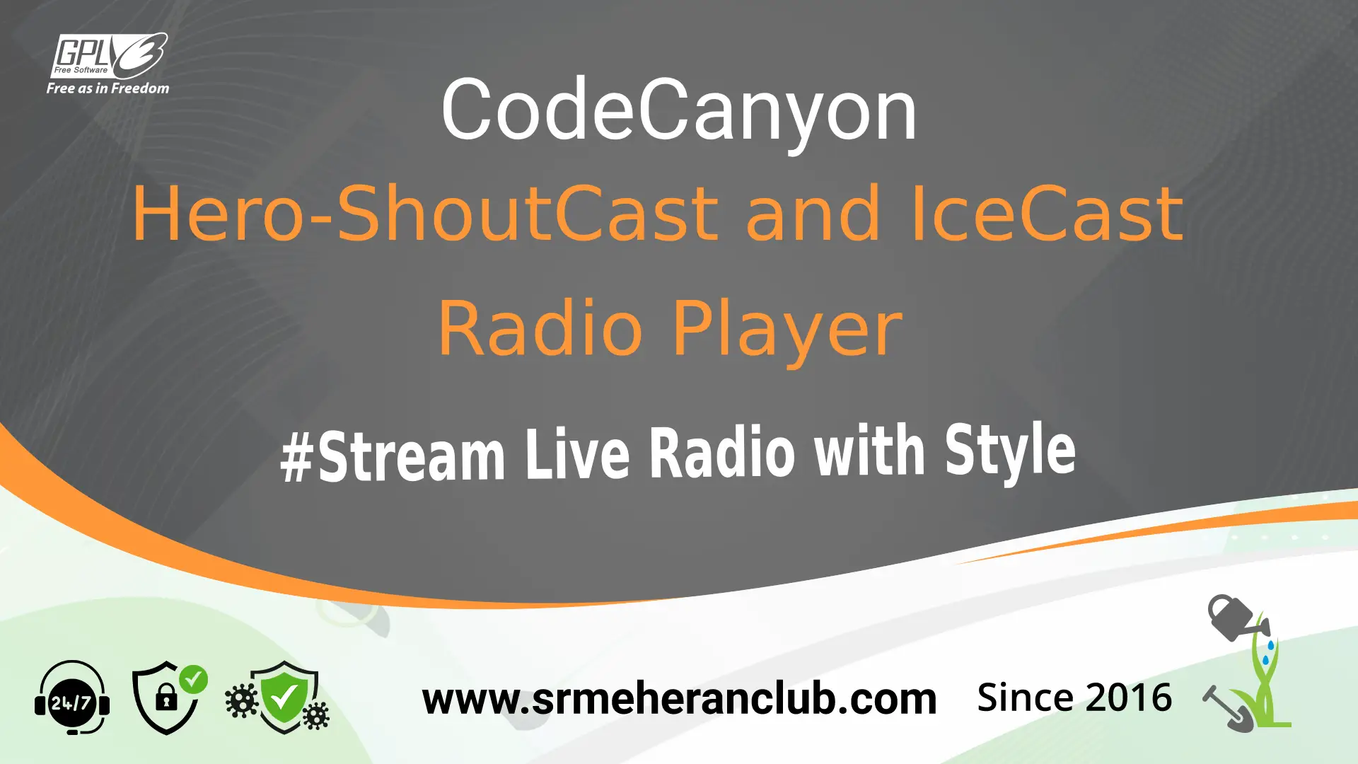 Hero-ShoutCast and IceCast Radio Player — Plugin by Codecanyon