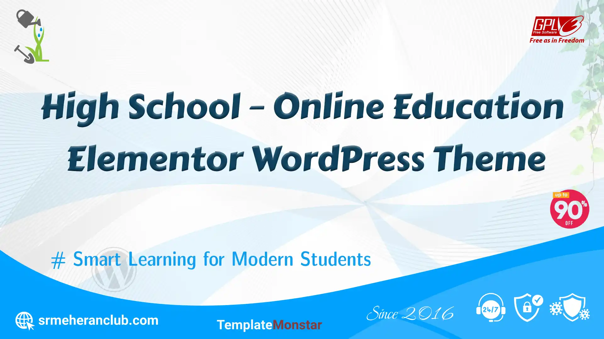 High School – Online Education Elementor WordPress Theme — Theme by Templatemonster