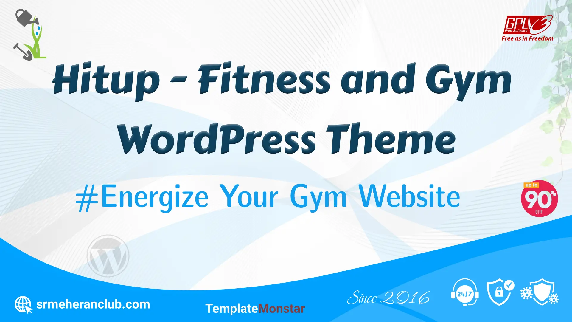 Hitup – Fitness and Gym WordPress Theme — Theme by Templatemonster