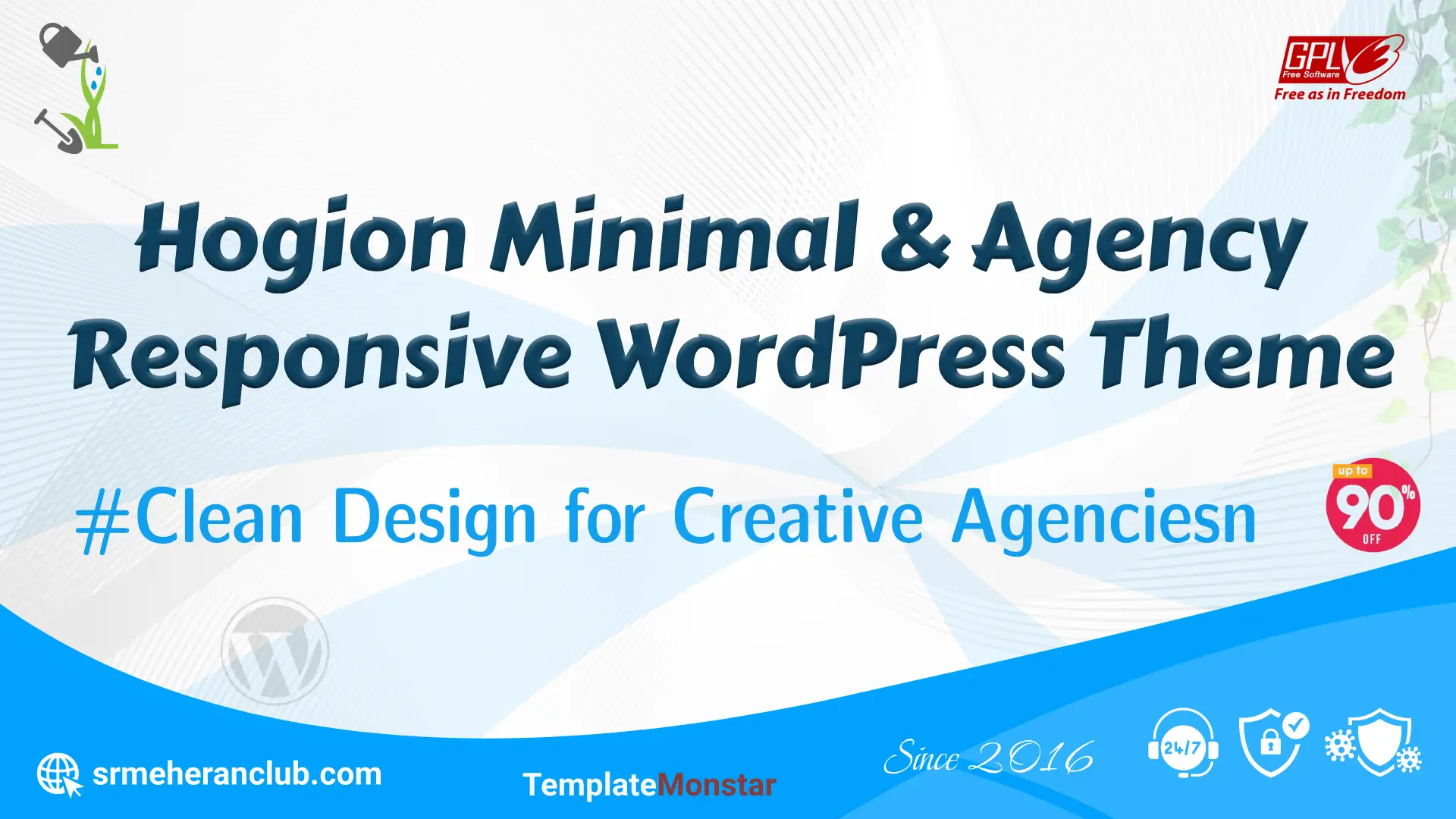Hogion Minimal & Agency Responsive WordPress Theme — Theme by Templatemonster