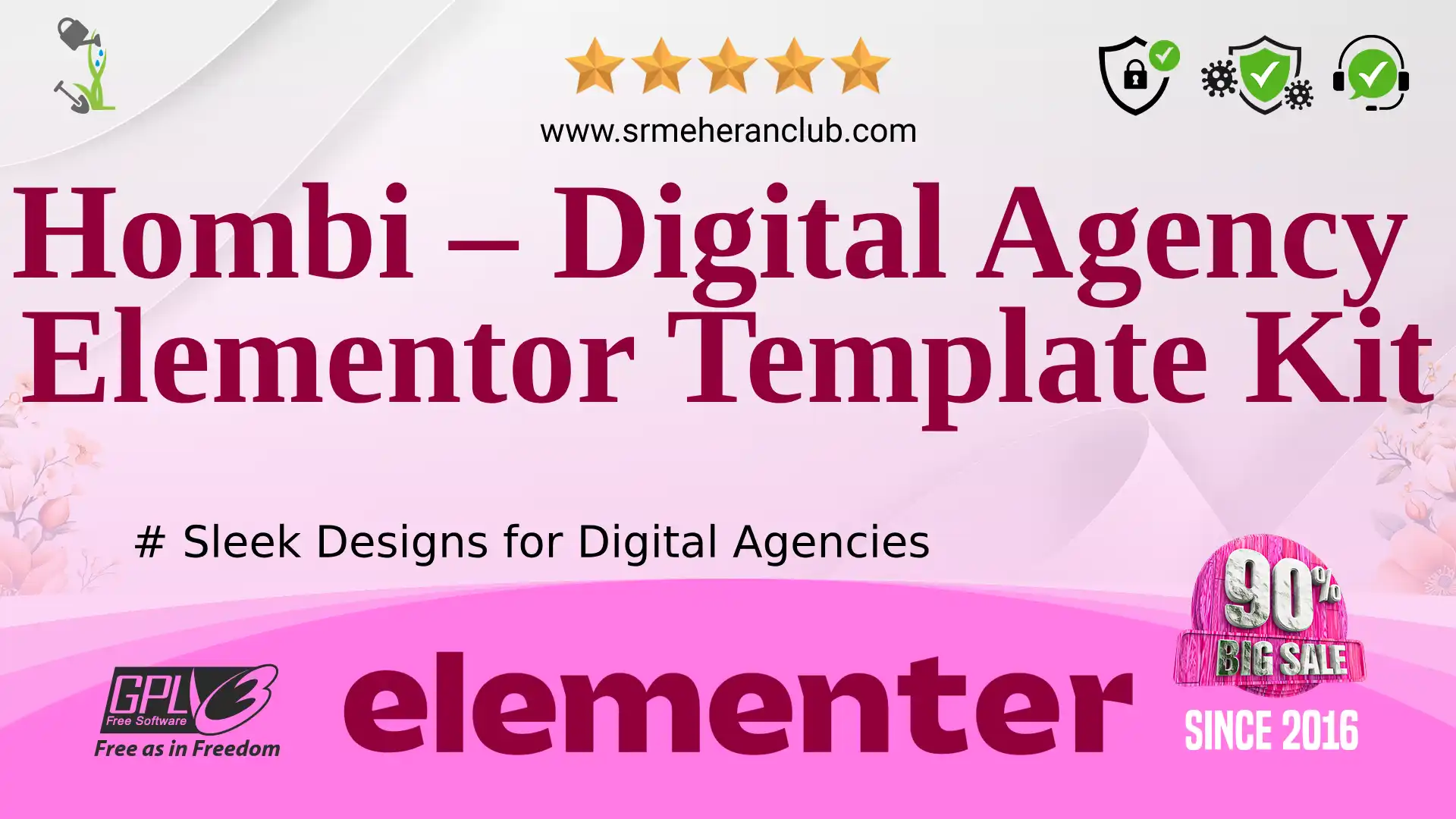 Hombi – Digital Agency Elementor Template Kit — Elementor Kit by Themeforest