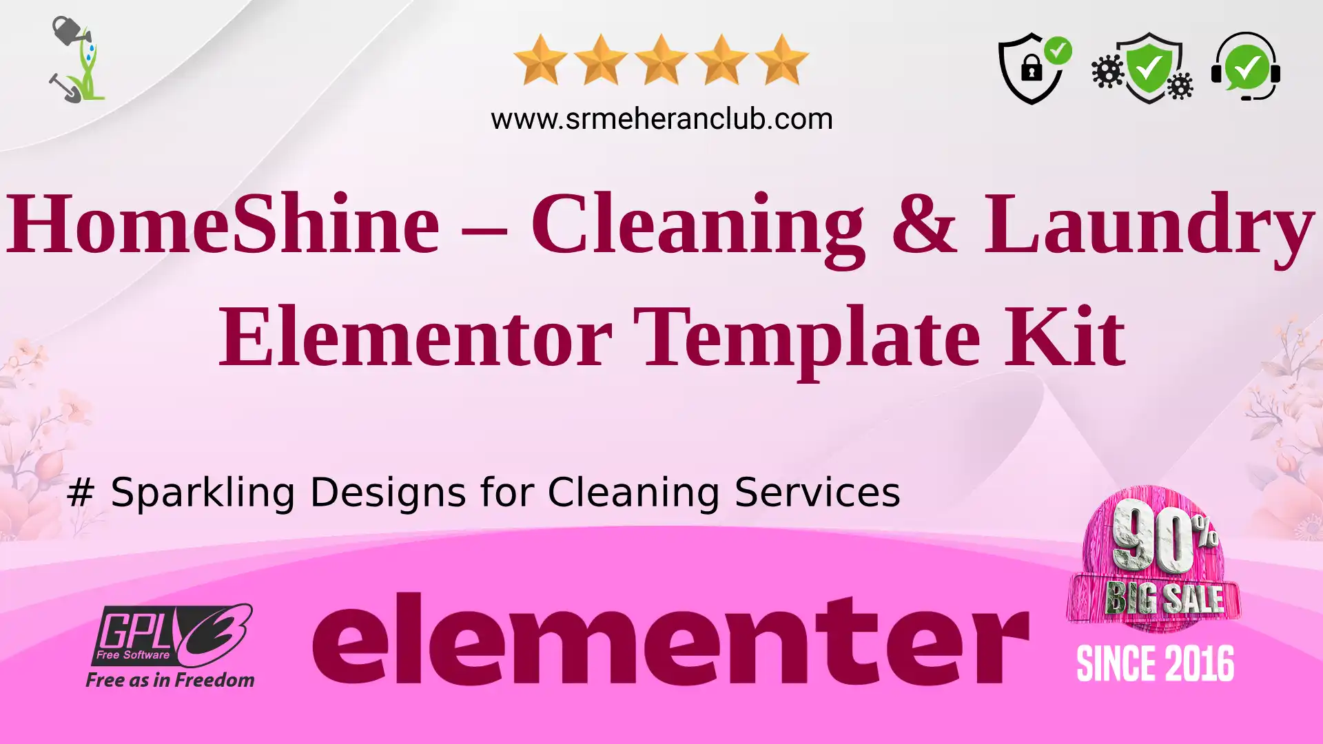 HomeShine – Cleaning & Laundry Elementor Template Kit — Elementor Kit by Themeforest