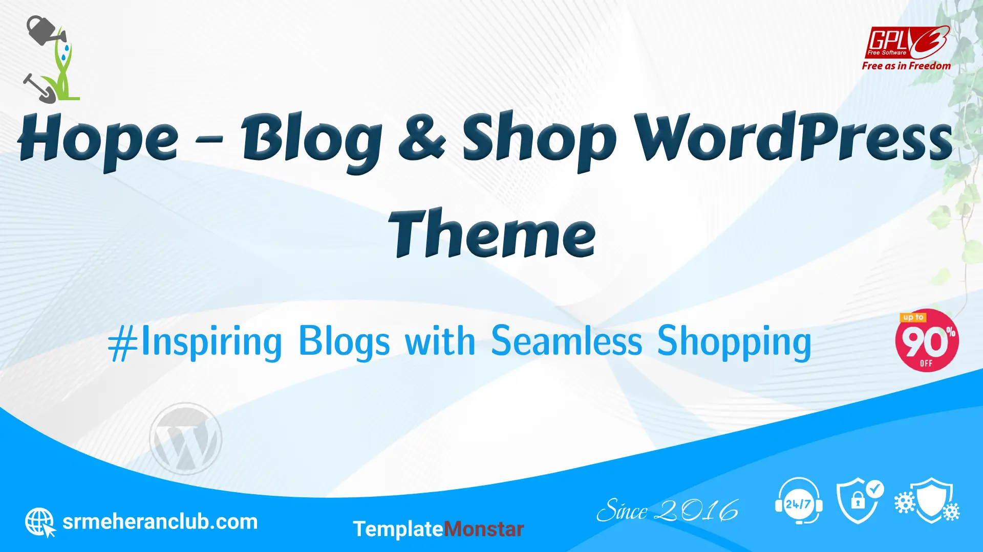Hope – Blog & Shop WordPress Theme — Theme by Templatemonster