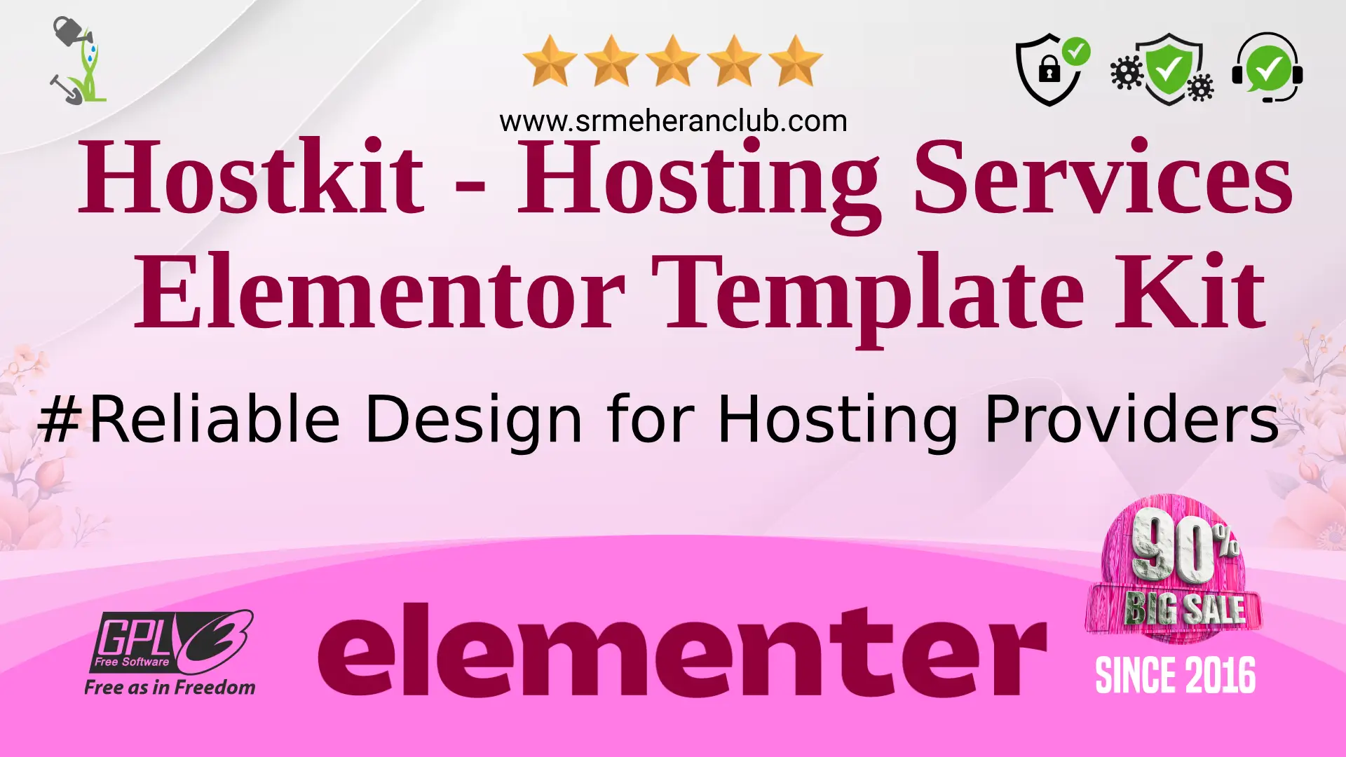 Hostkit – Hosting Services Elementor Template Kit — Elementor Kit by Themeforest