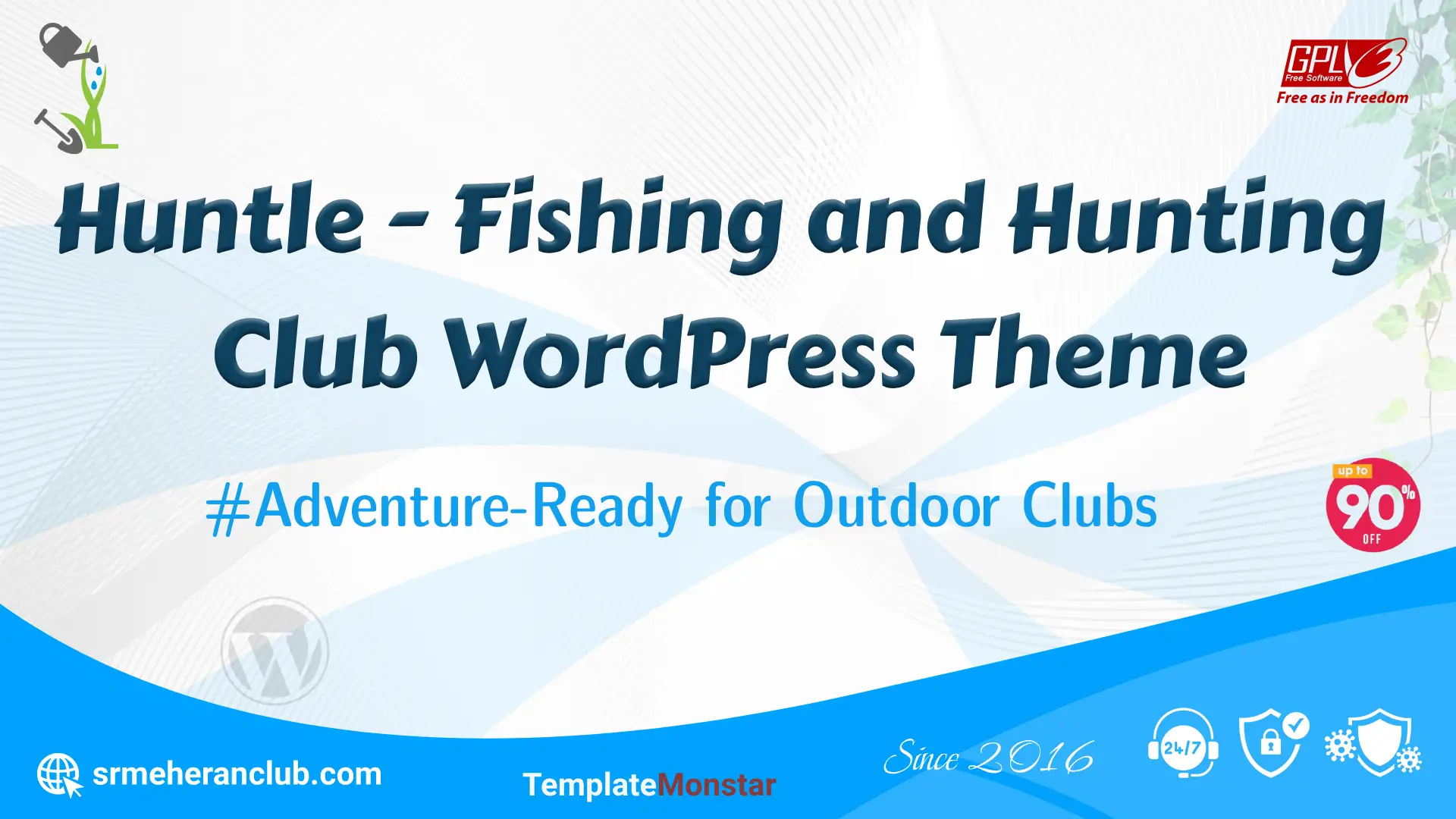Huntle – Fishing and Hunting Club WordPress Theme — Theme by Templatemonster