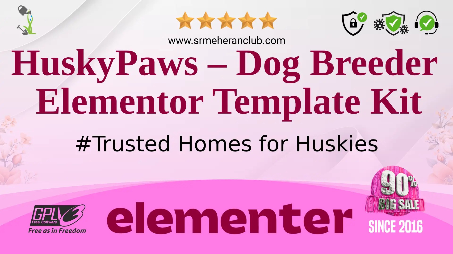 HuskyPaws – Dog Breeder Elementor Template Kit — Elementor Kit by Themeforest