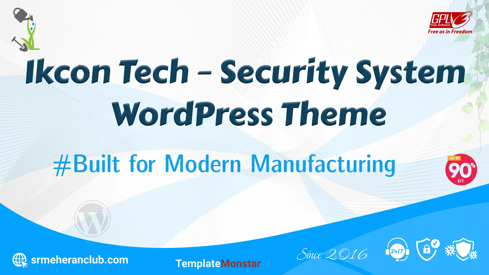 Ikcon Tech – Security System WordPress Theme — Theme by Templatemonster