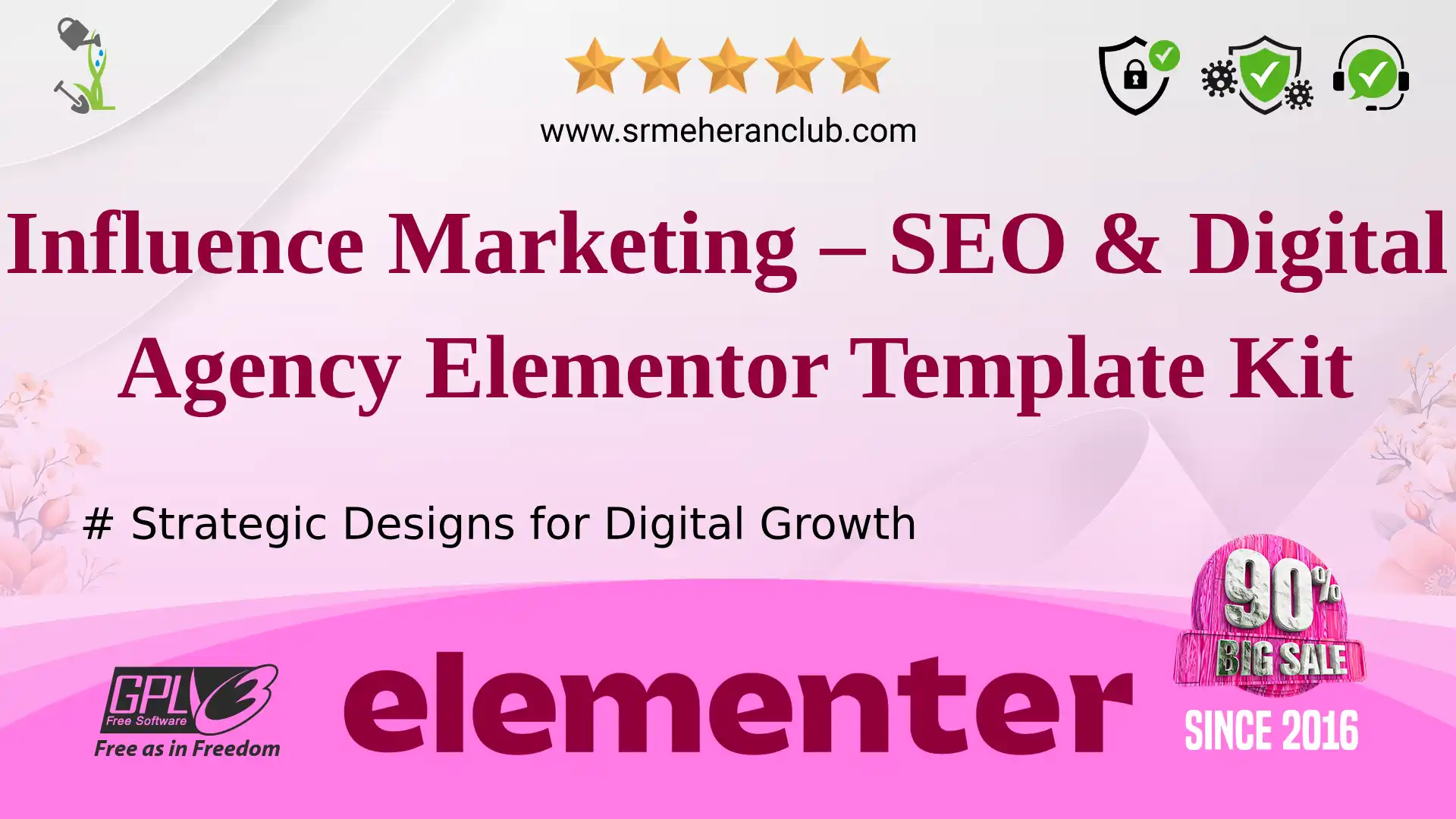 Influence Marketing – SEO & Digital Agency Elementor Template Kit — Elementor Kit by Themeforest