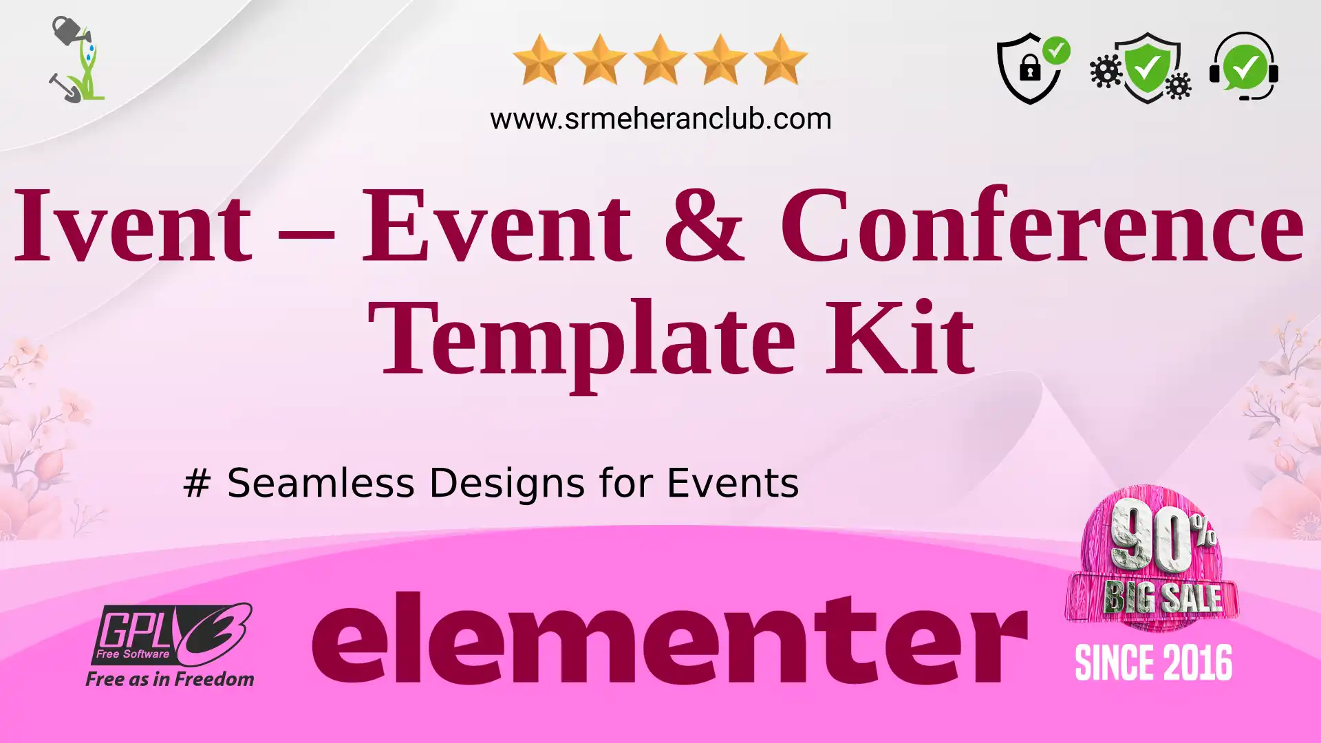 Ivent – Event & Conference Template Kit — Elementor Kit by Themeforest