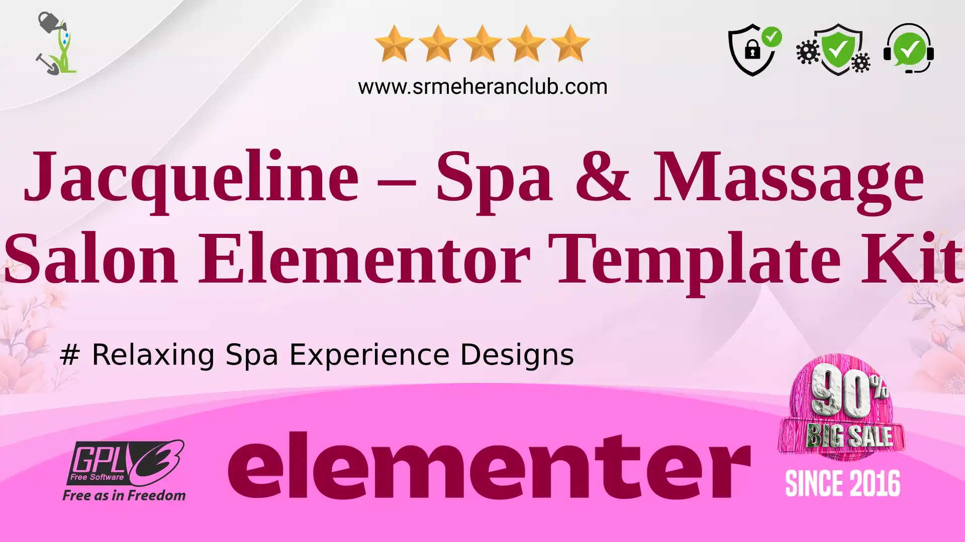 Jacqueline – Spa & Massage Salon Elementor Template Kit — Elementor Kit by Themeforest