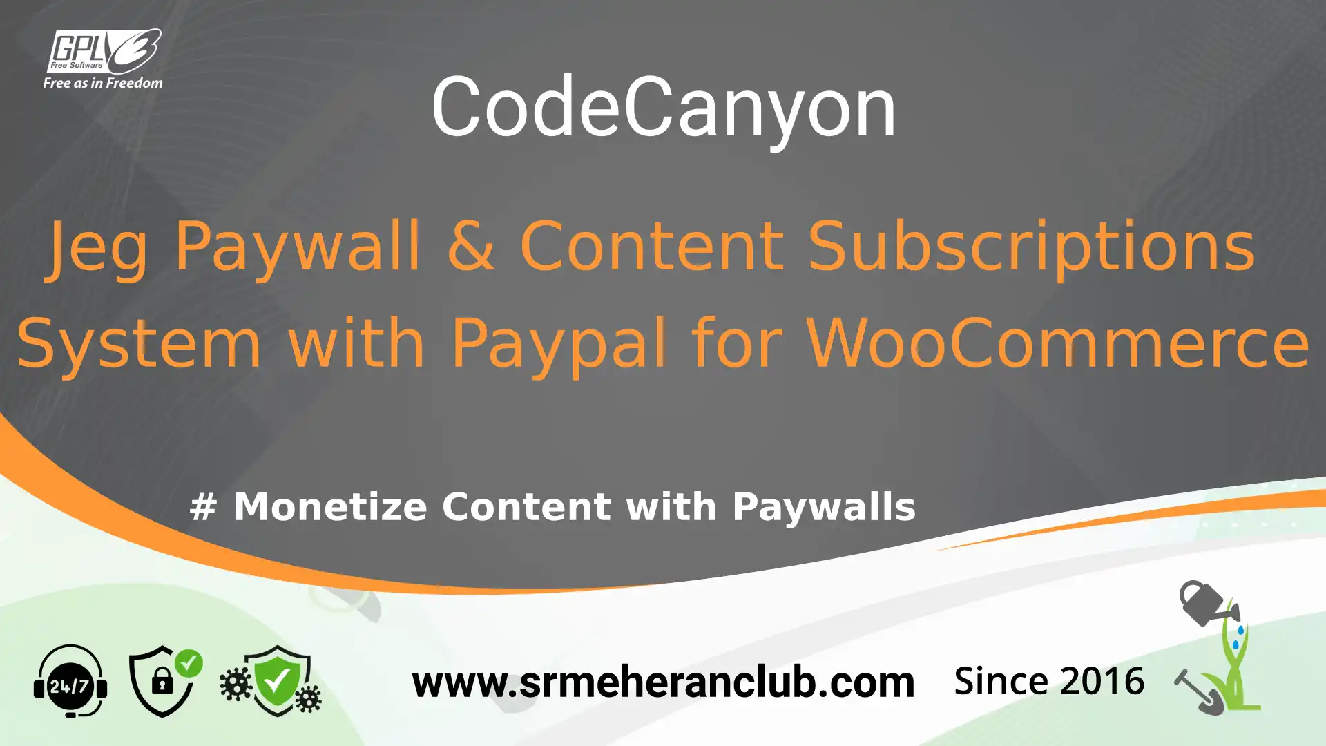 Jeg Paywall & Content Subscriptions System with Paypal for WooCommerce — Plugin by Codecanyon