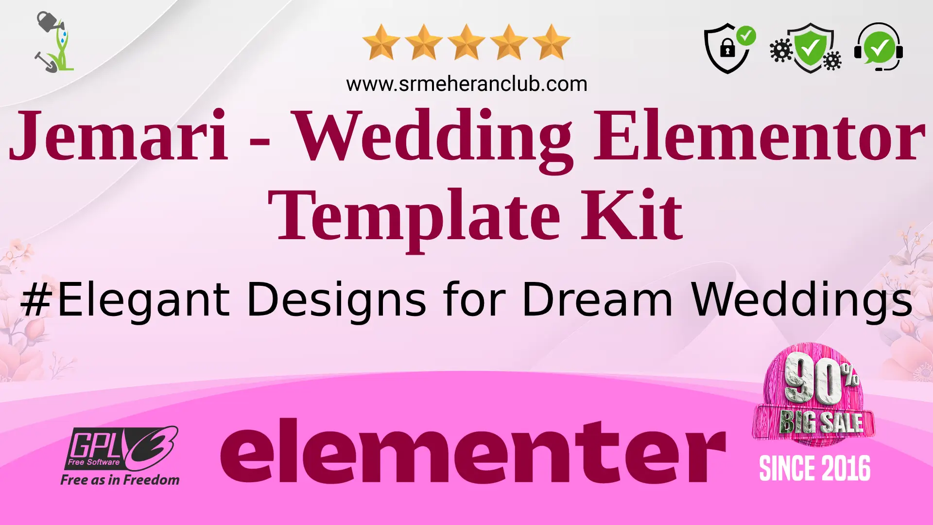 Jemari – Wedding Elementor Template Kit — Elementor Kit by Themeforest