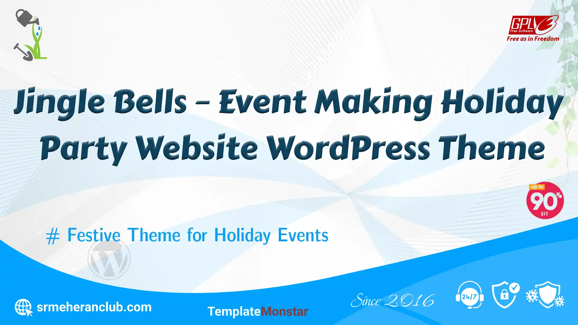 Jingle Bells – Event Making Holiday Party Website WordPress Theme — Theme by Templatemonster