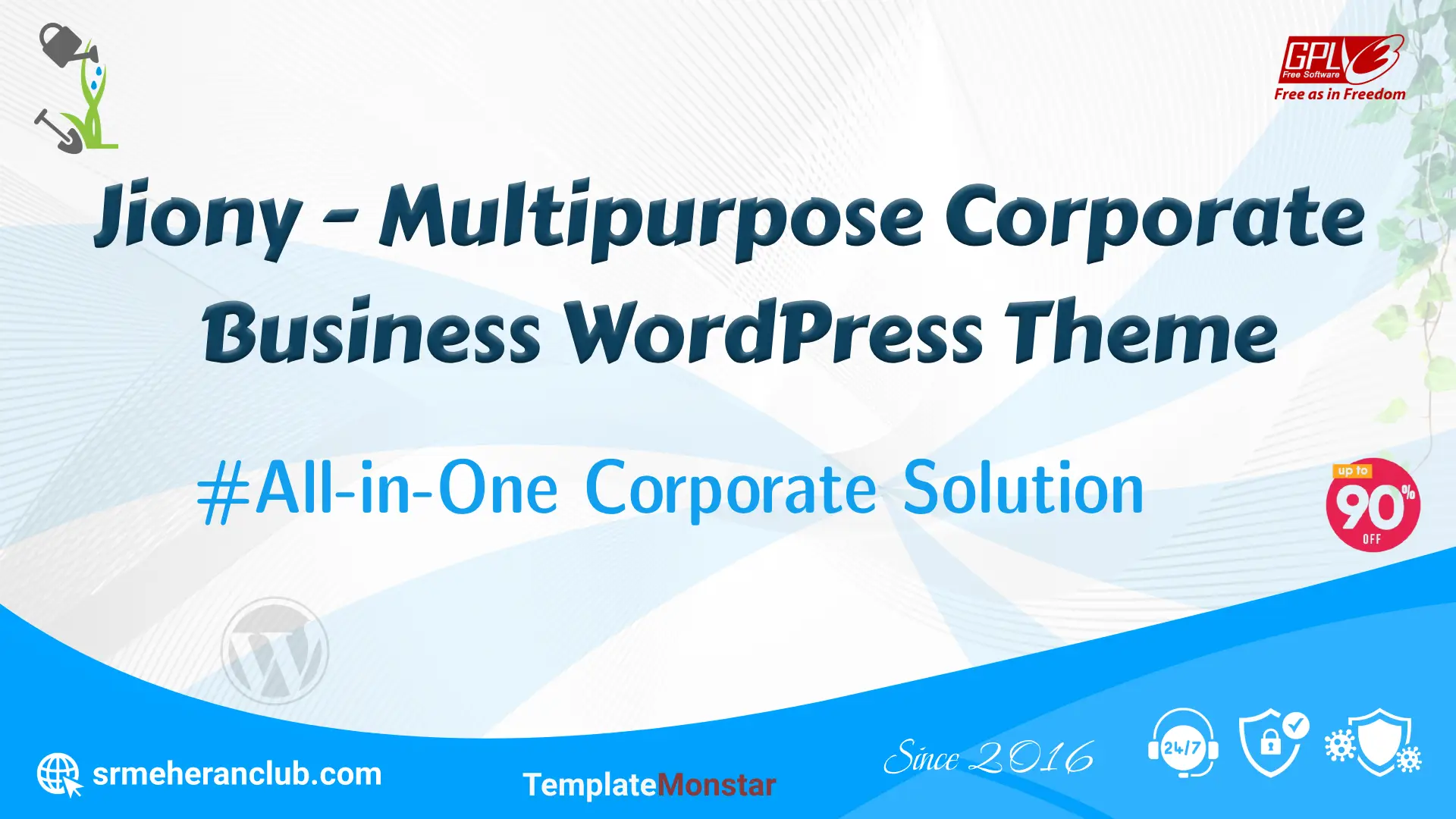Jiony – Multipurpose Corporate Business WordPress Theme — Theme by Templatemonster