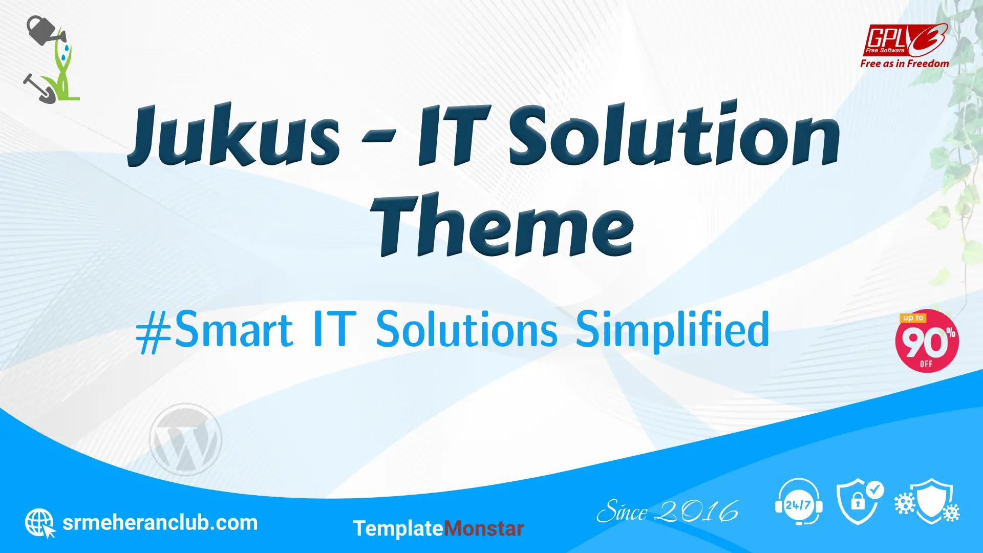 Jukus – IT Solution WordPress Theme — Theme by Templatemonster